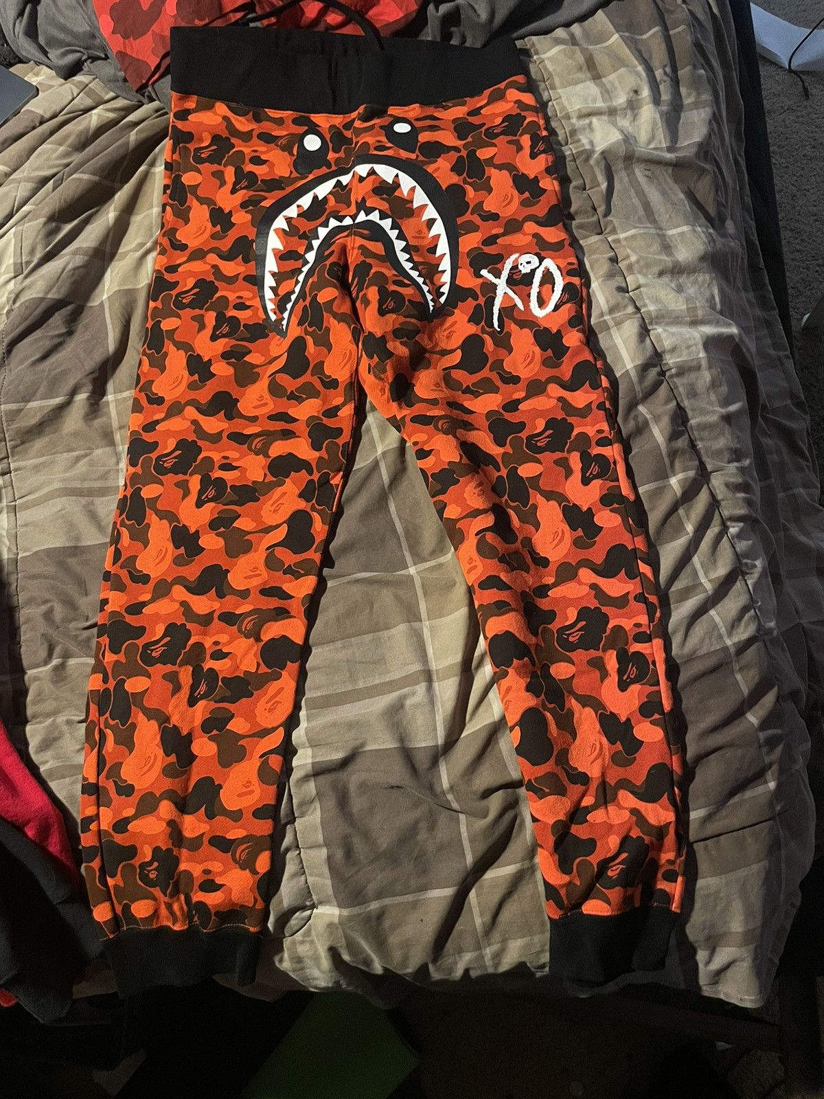 Bape x XO Shark Sweat Pants