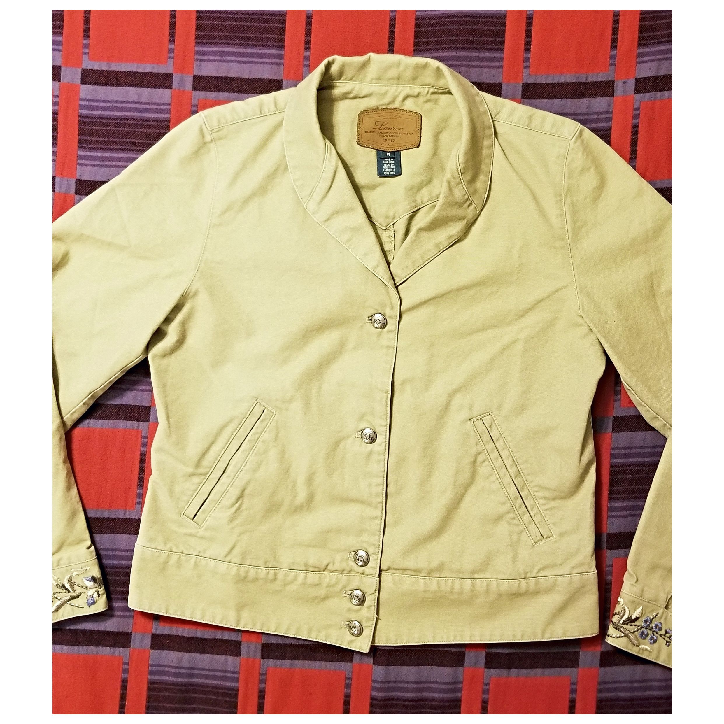 Ralph Lauren RALPH LAUREN EMBROIDERED WESTERN CANVAS JACKET- SIZE MEDIUM Size M / US 6-8 / IT 42-44 - 4 Thumbnail