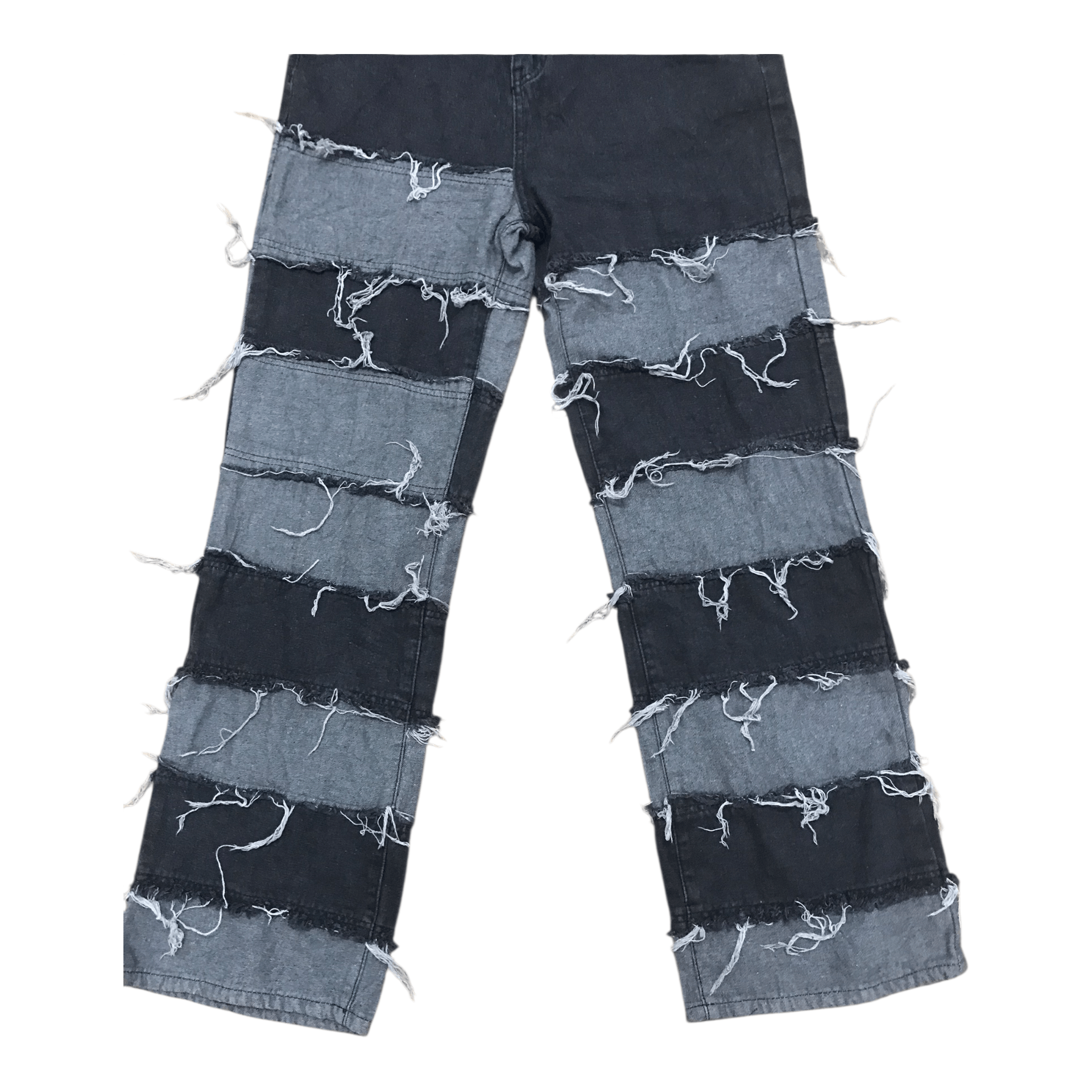 Japanese Brand Shein Patchwork Hagi Pant Size US 32 / EU 48 - 2 Thumbnail