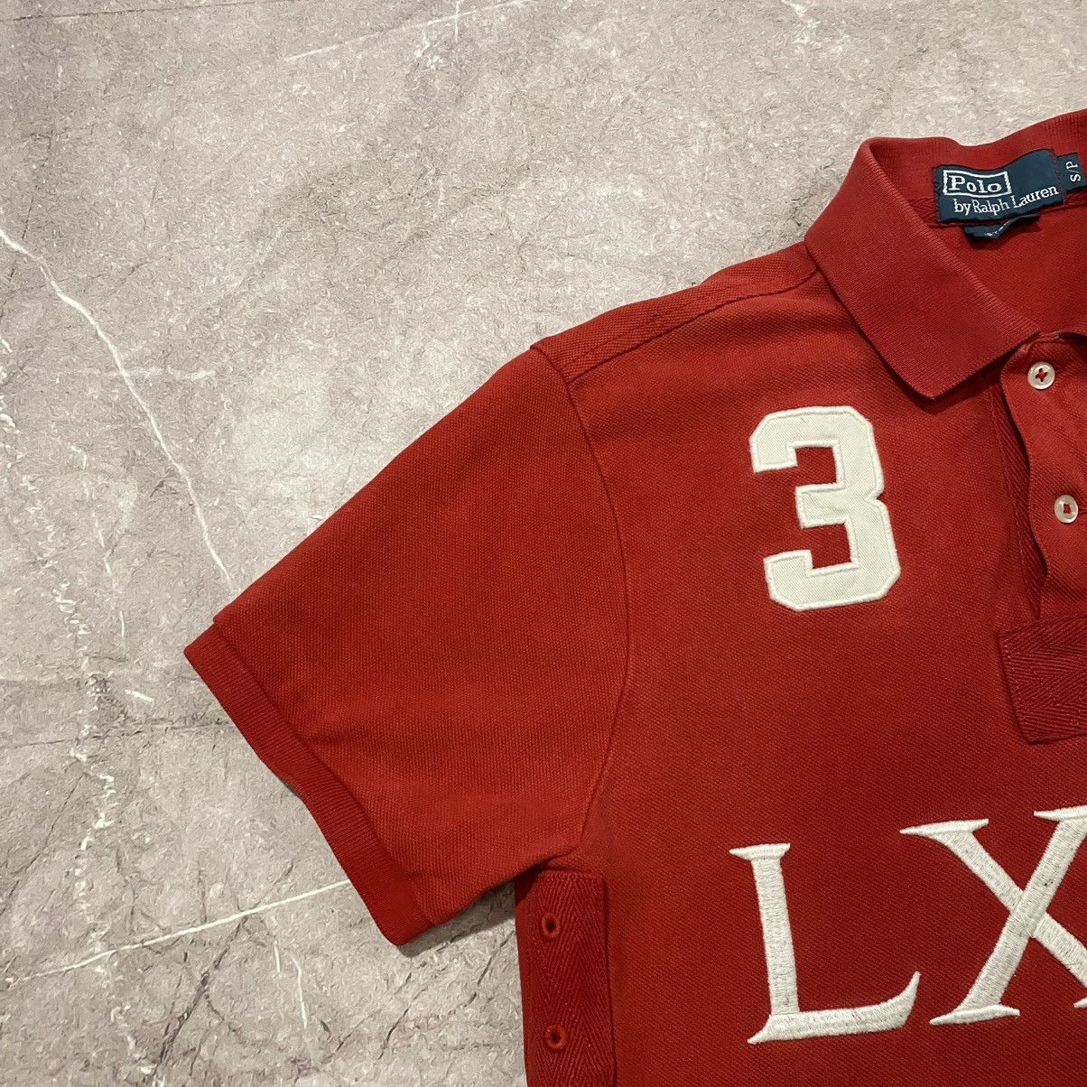 Polo Ralph Lauren VINTAGE POLO RALPH LAUREN RUGBY POLO TEE BIG LOGO 3 90s Size US S / EU 44-46 / 1 - 2 Thumbnail