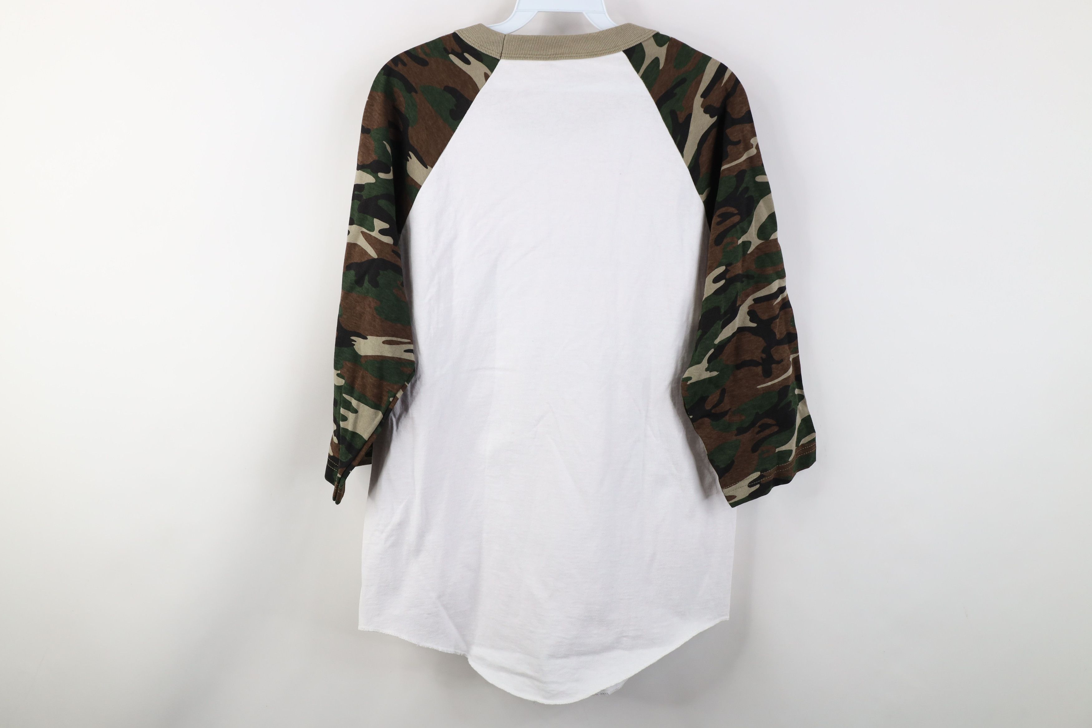 Vintage Vintage Jeep Motor Co Camouflage Baseball Raglan T-Shirt Size US M / EU 48-50 / 2 - 9 Thumbnail