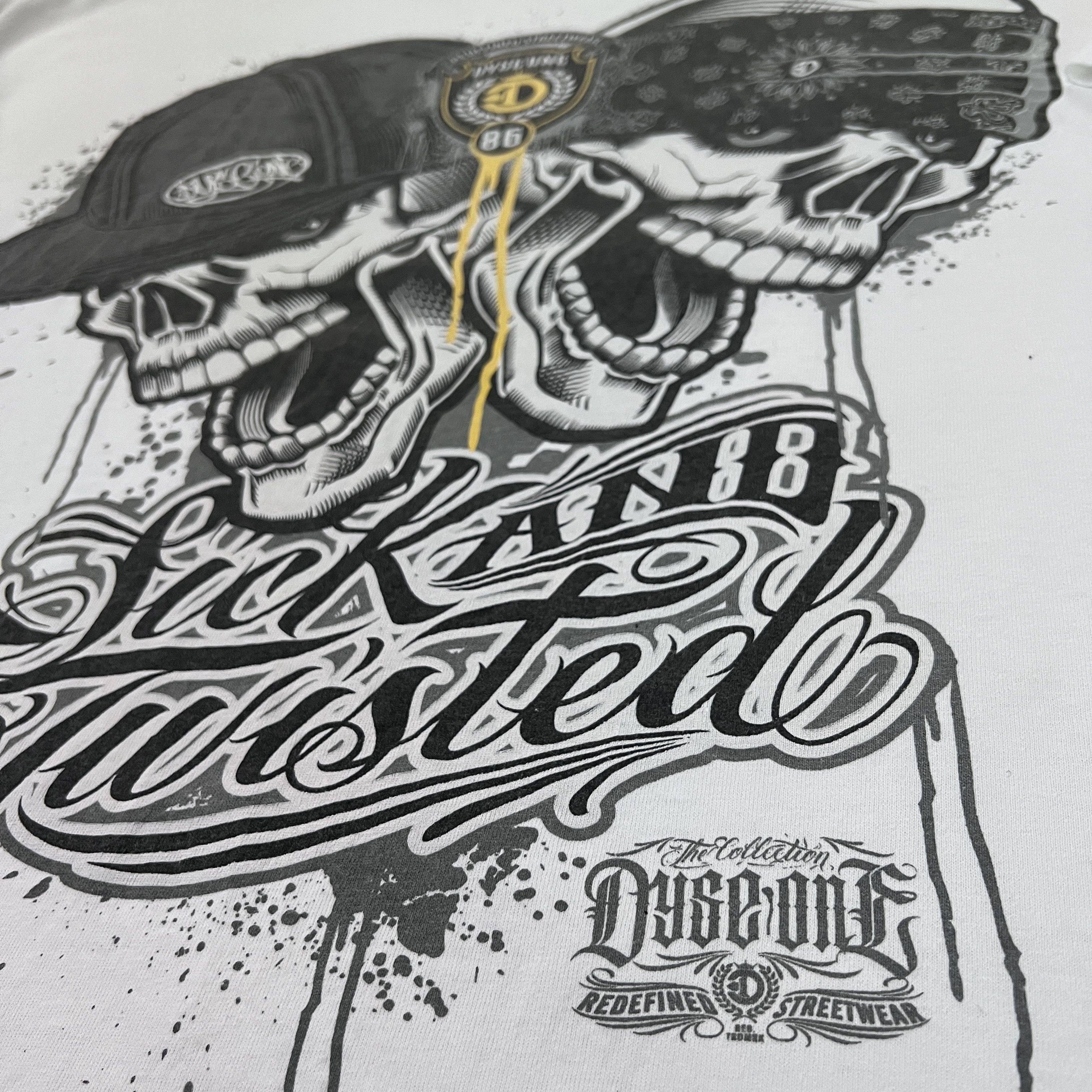 Rap Tees Dyseone skulls oversized hiphop Tee 2XL graphic streetwear Size US XXL / EU 58 / 5 - 5 Thumbnail