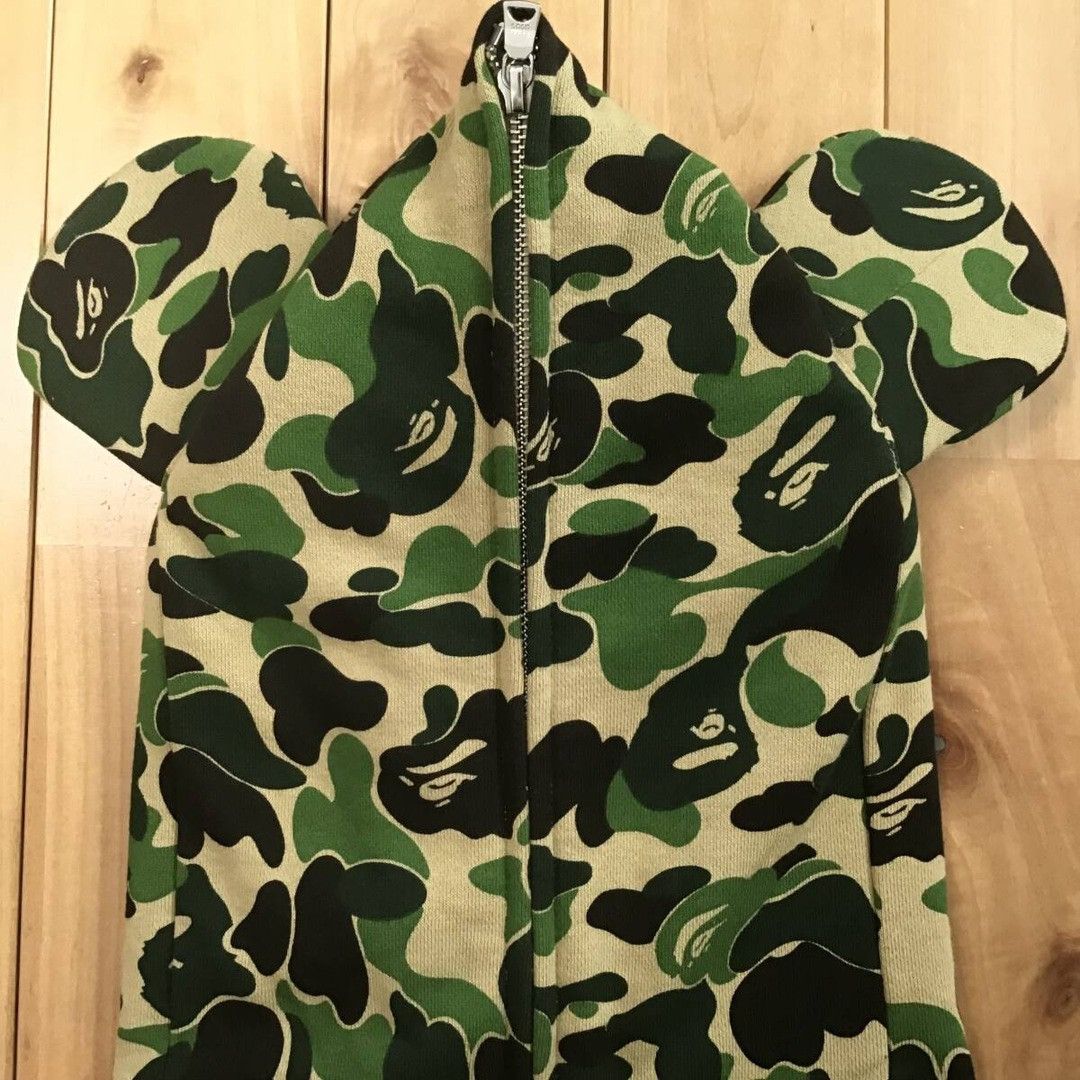 Bape × Medicom Toy BAPE × medicom toy BE@R full zip hoodie ABC camo green APE Size US L / EU 52-54 / 3 - 3 Thumbnail