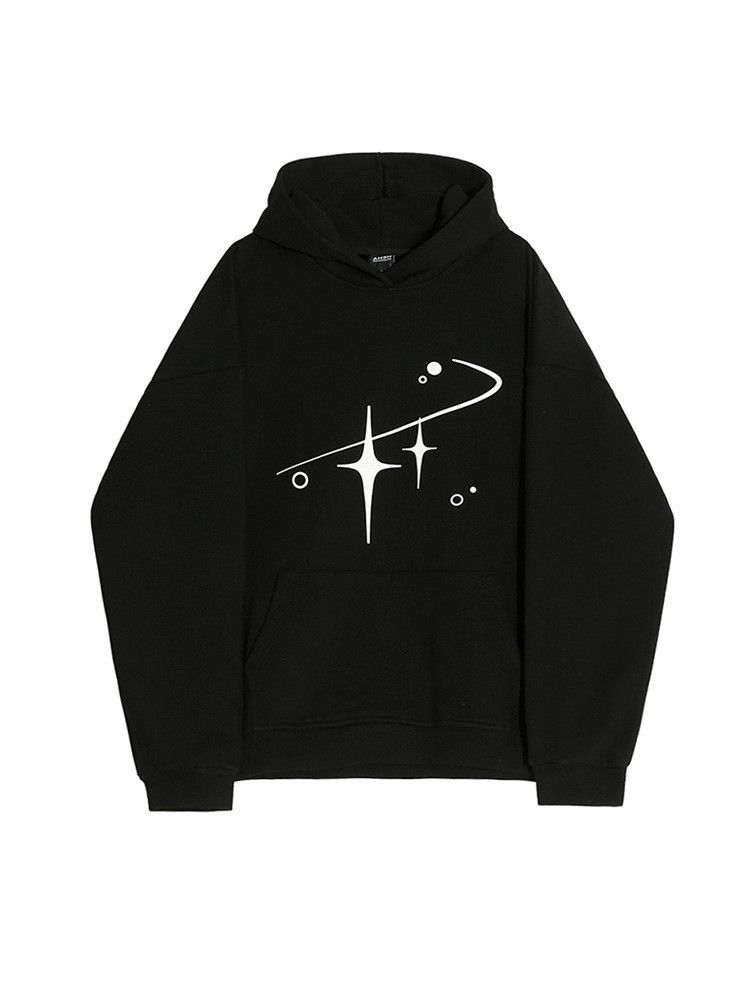 Japanese Brand y2k Stars Graphic Print Pullover Hoodie Size US M / EU 48-50 / 2 - 5 Thumbnail