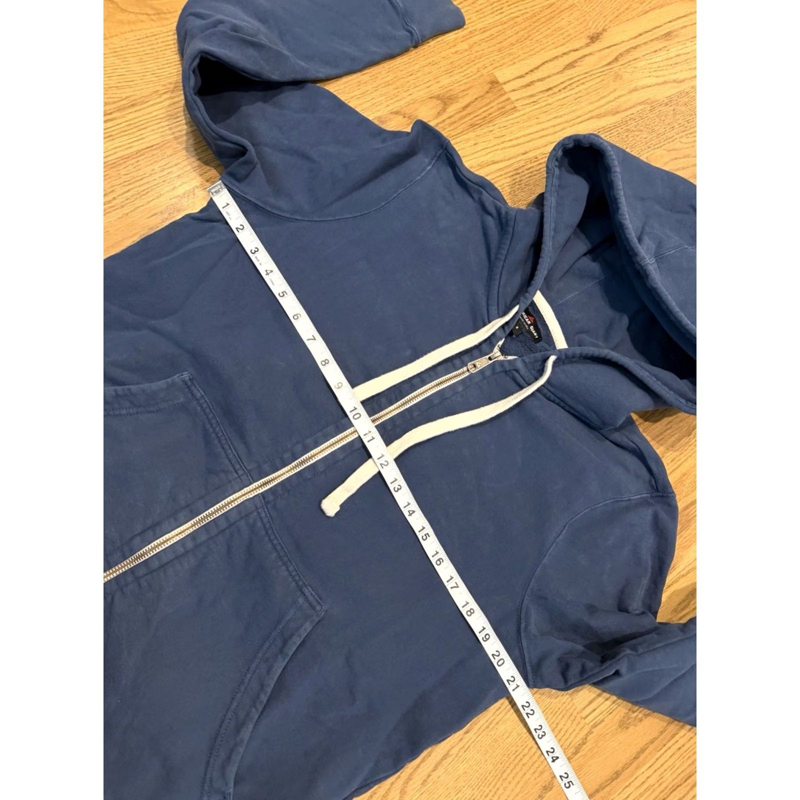 Vintage American Giant Full Zip Hoodie Sweatshirt Men’s Size Small Blue Heavyweight Size US S / EU 44-46 / 1 - 5 Thumbnail