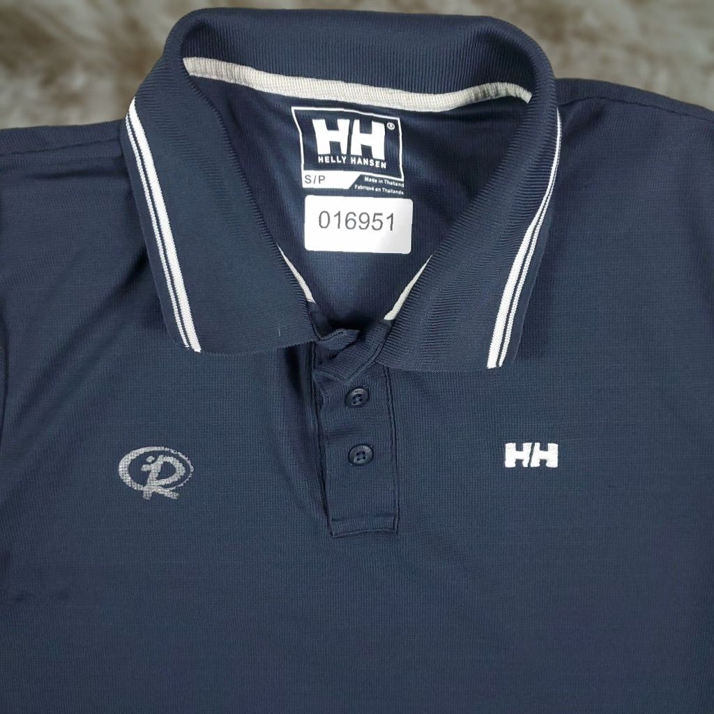 Helly Hansen Helly Hansen Polo Shirt Mens Small Navy Blue Cotton Blend Knit Short Sleeve Casual Golf Sport Logo Button Collar Polo Mens S Navy Blue Size US S / EU 44-46 / 1 - 1 Thumbnail