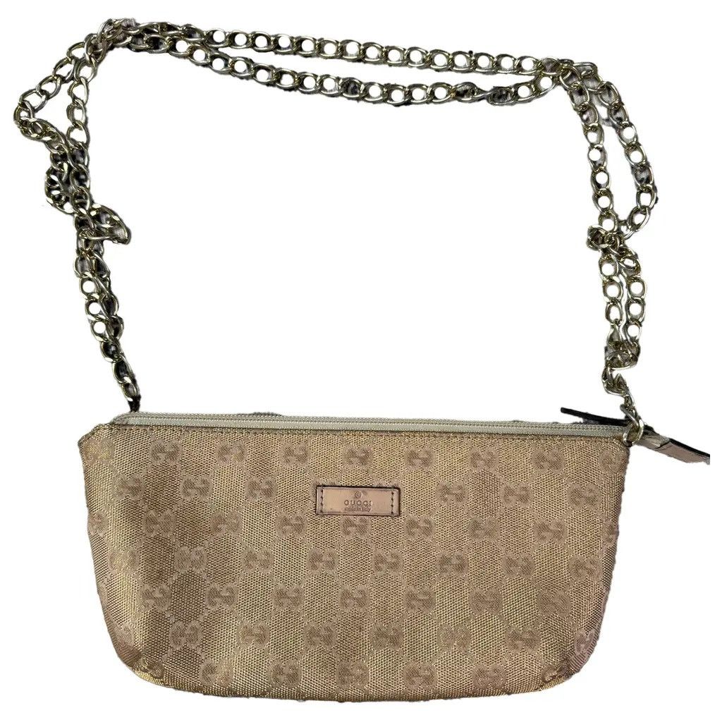 Gucci Gucci GG Pochette Monogram Bag Beige Size ONE SIZE - 1 Thumbnail