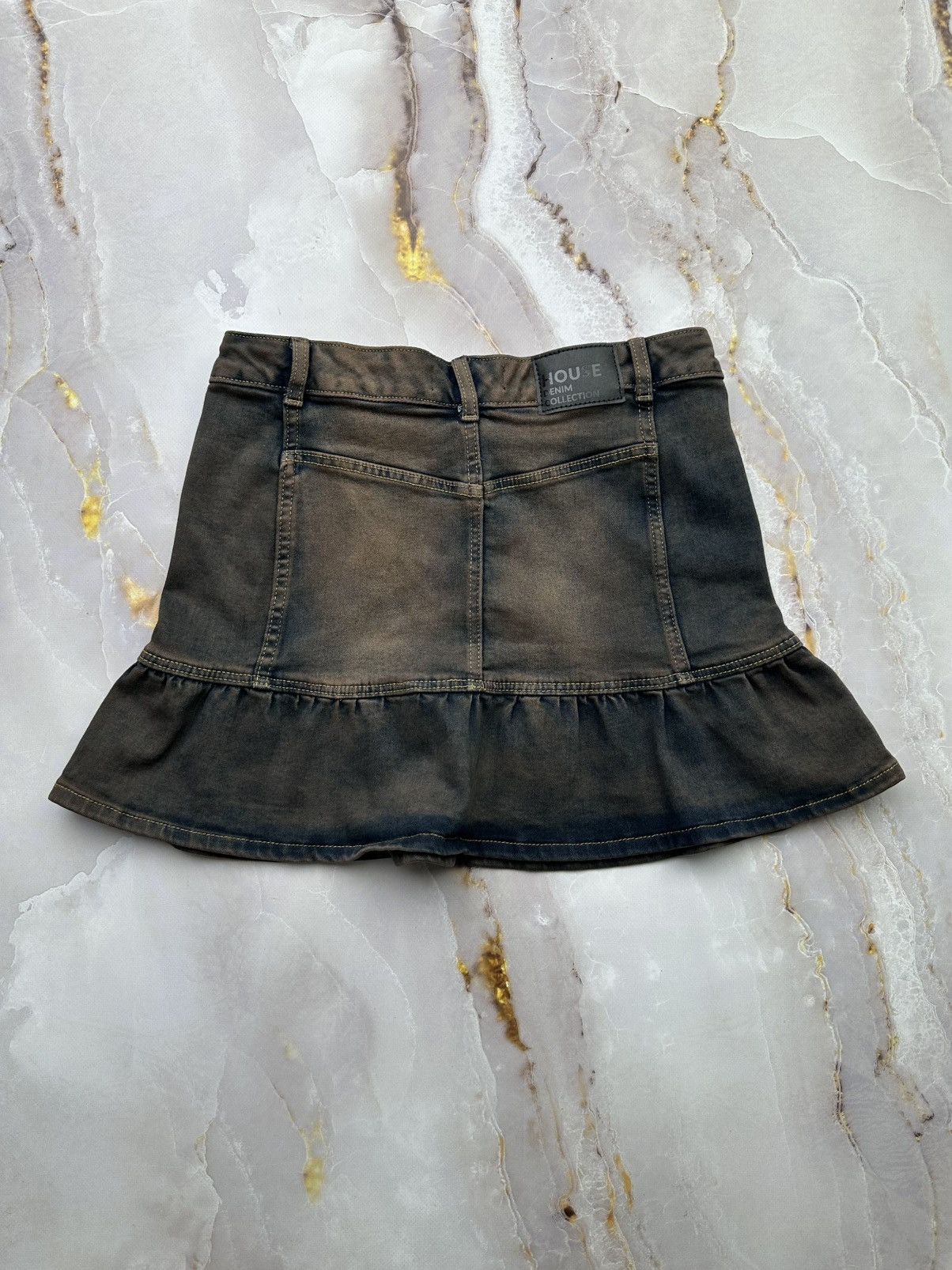 Japanese Brand Vintage Flared Mini Skirt Size 24" / US 00 / IT 34 - 5 Thumbnail