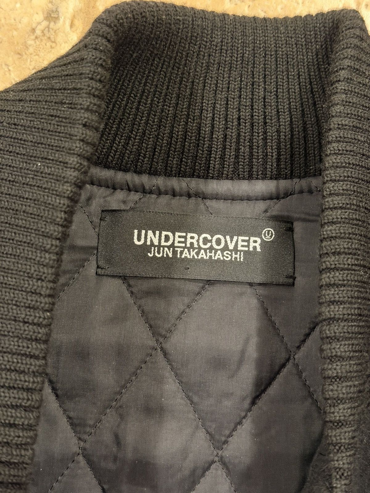 Undercover Undercover Black A Wolf Will Never Be A Pet Varsity Jacket Size US M / EU 48-50 / 2 - 13 Thumbnail