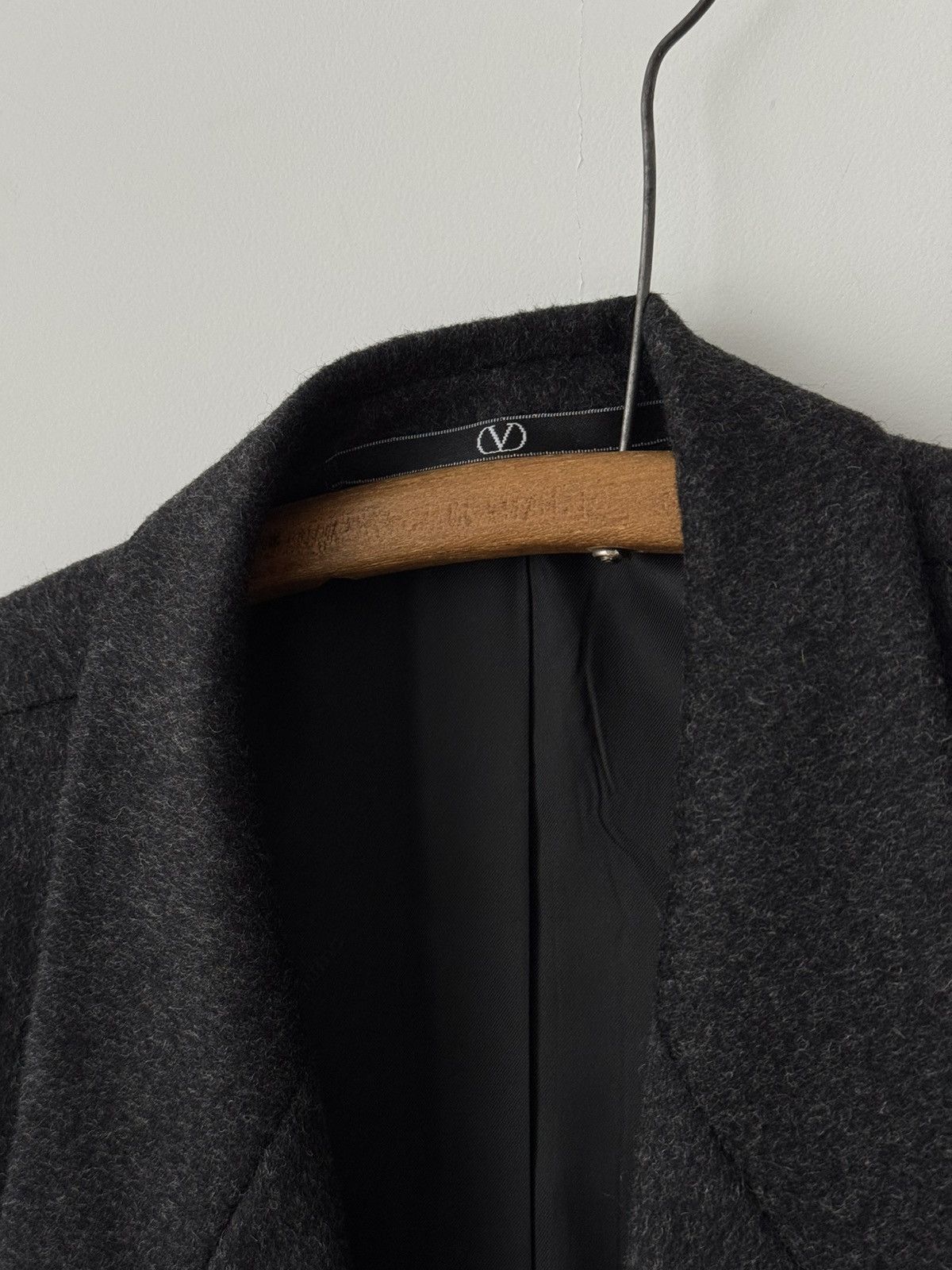 Valentino Vintage Valentino Double Breasted Wool Blazer Jacket Size 48R - 4 Thumbnail