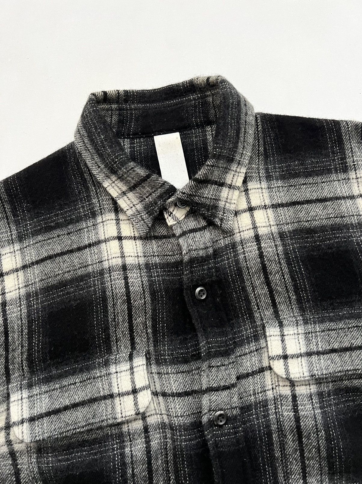20471120 🔥SAMPLE Attachment Kazuyuki Kumagai Cashmere Grunge Shirt Size US S / EU 44-46 / 1 - 6 Thumbnail