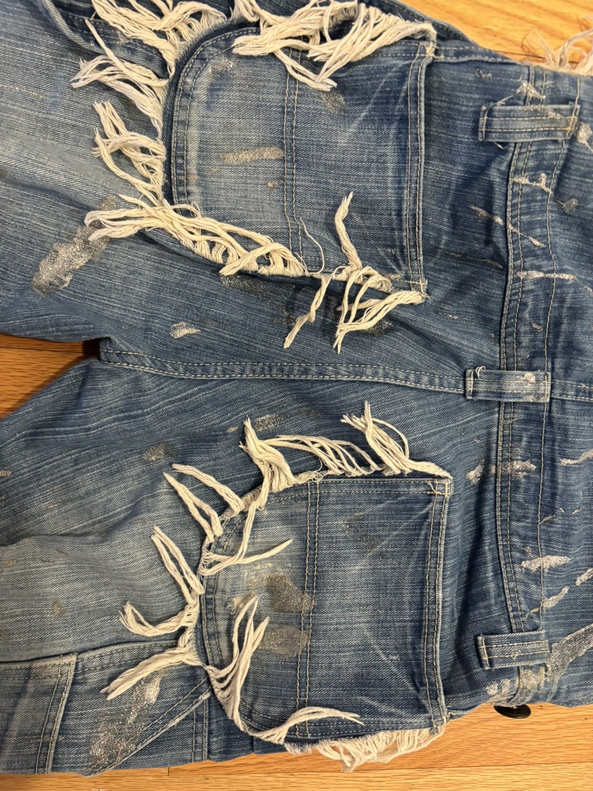 Designer Daisy Denim Overalls Size US 32 / EU 48 - 5 Thumbnail