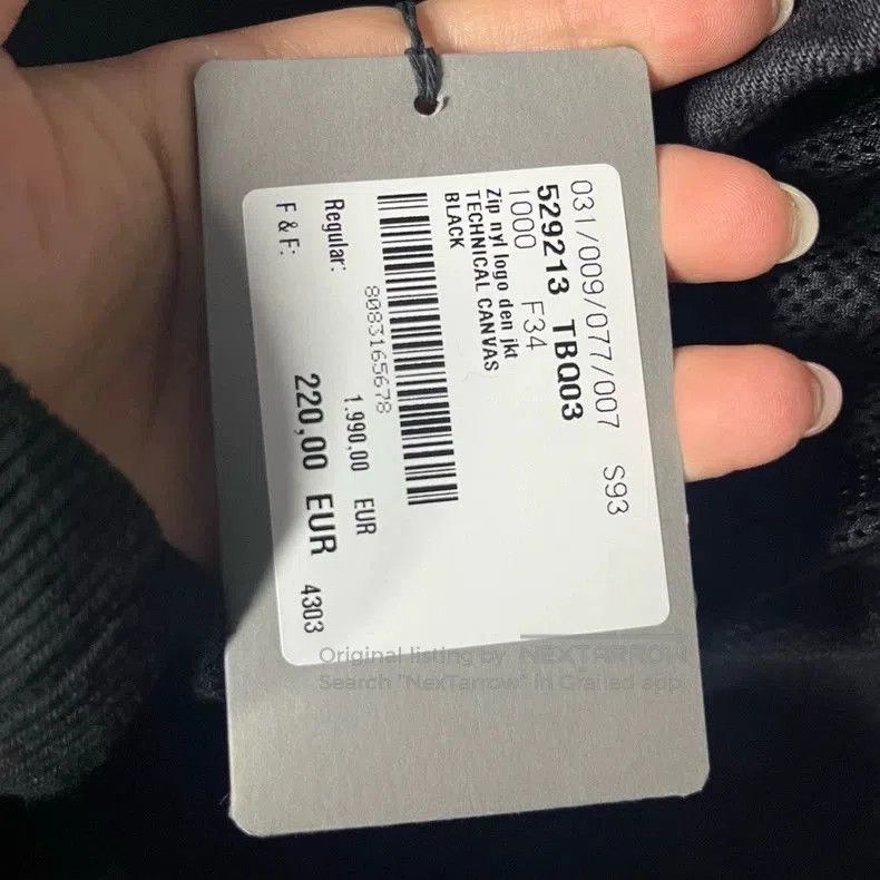 Balenciaga Balenciaga Black Logo Print Jacket. Size US XS / EU 42 / 0 - 4 Thumbnail