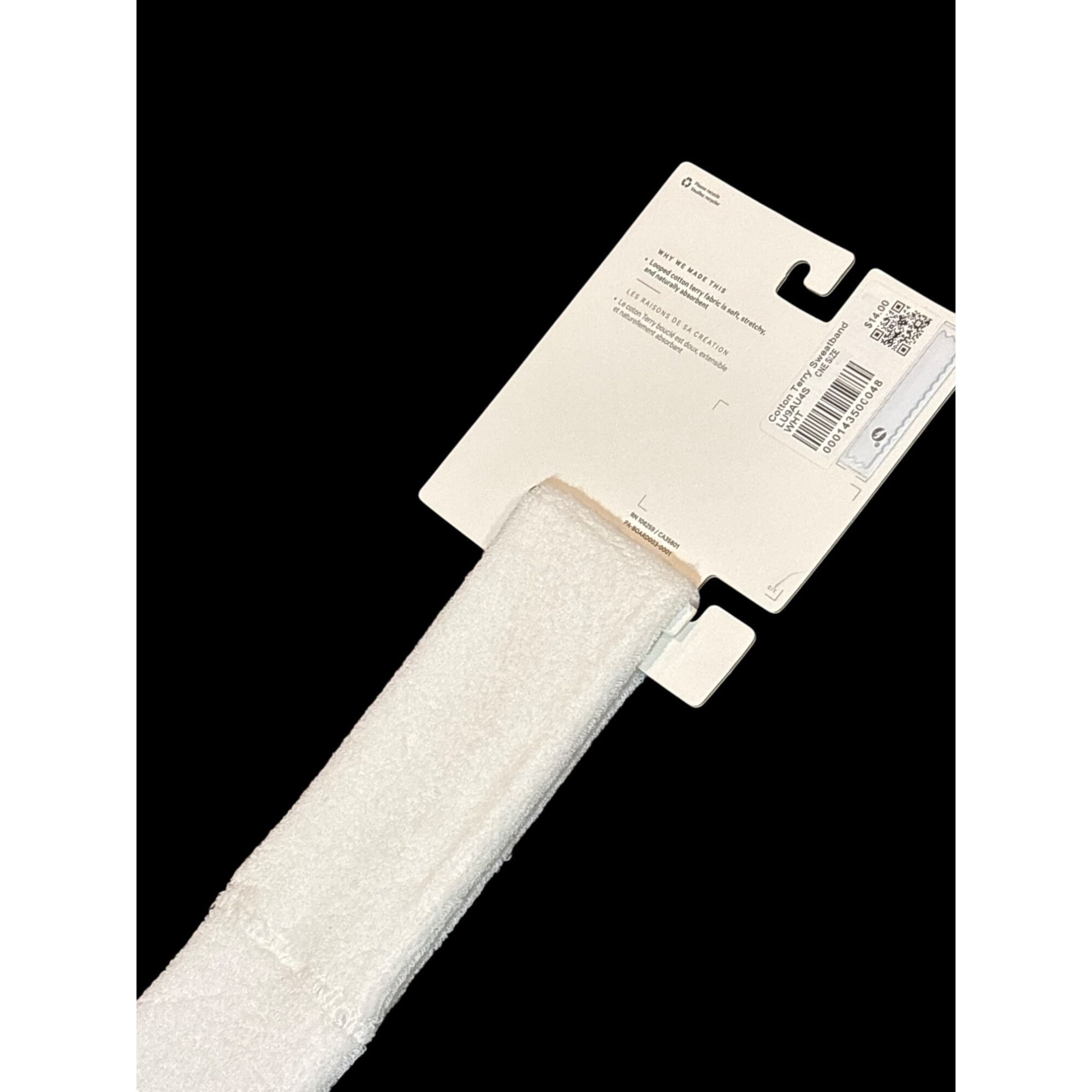 Lululemon Cotton Terry Sweatband By 𝓛𝓾𝓵𝓾𝓵𝓮𝓶𝓸𝓷 Size ONE SIZE - 2 Thumbnail