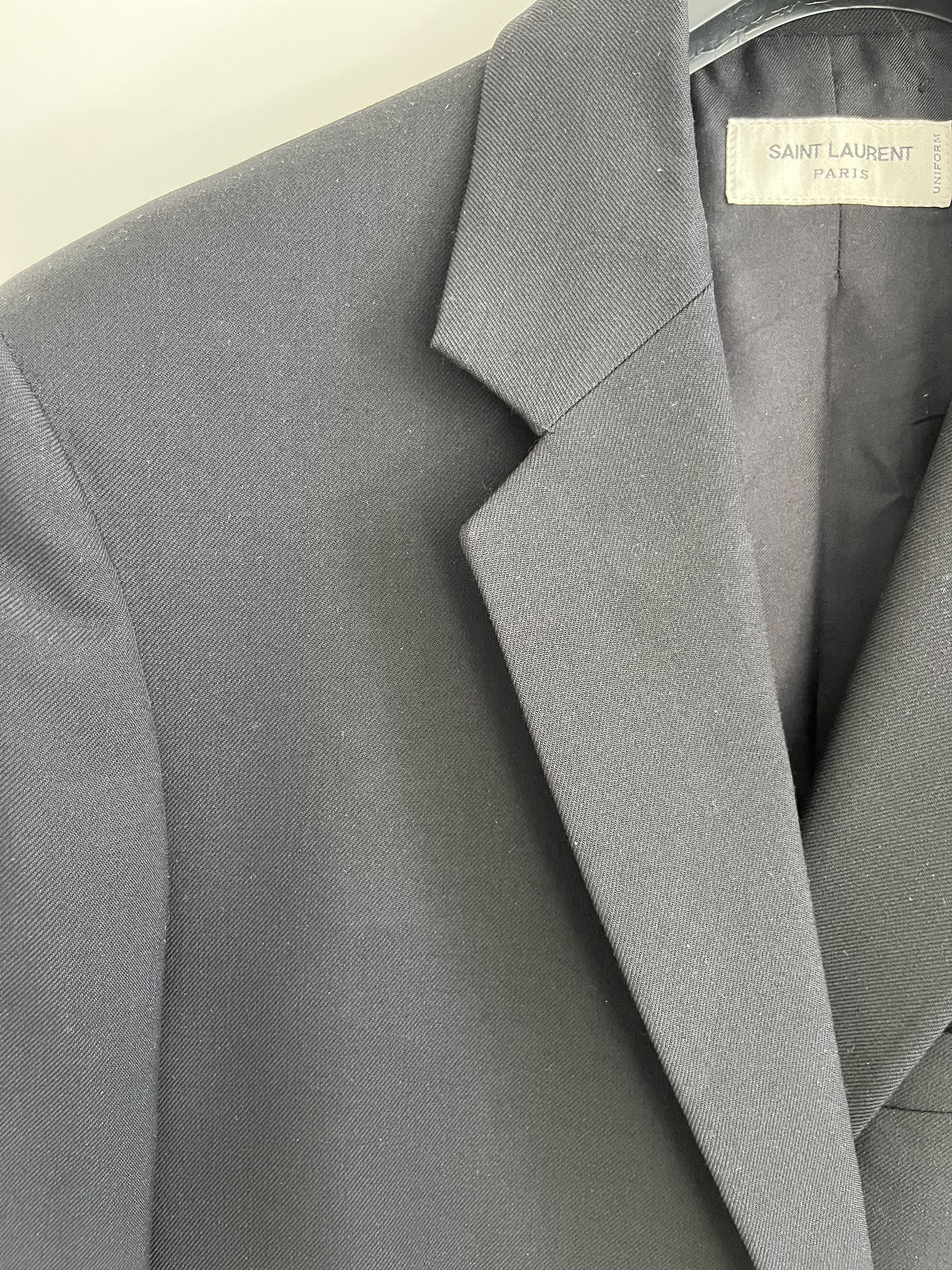 Saint Laurent Paris SLP Slim Black Jacket Size 50 Fits 48 Size 48R - 6 Thumbnail