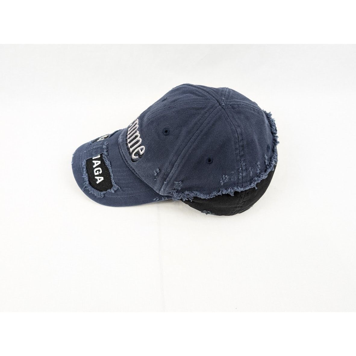 Balenciaga o1rshd1 Q:3 / Size: L / DUP/ Femme Logo Cap / Hat Blue/Black Size ONE SIZE - 8 Thumbnail