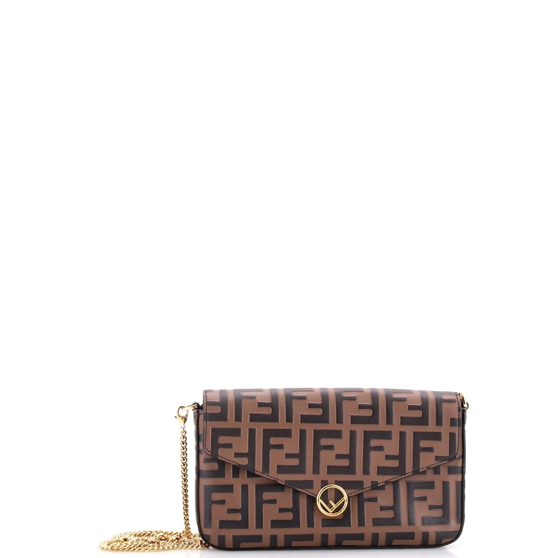 Fendi F is Envelope Clutch on Chain Size ONE SIZE - 1 Thumbnail