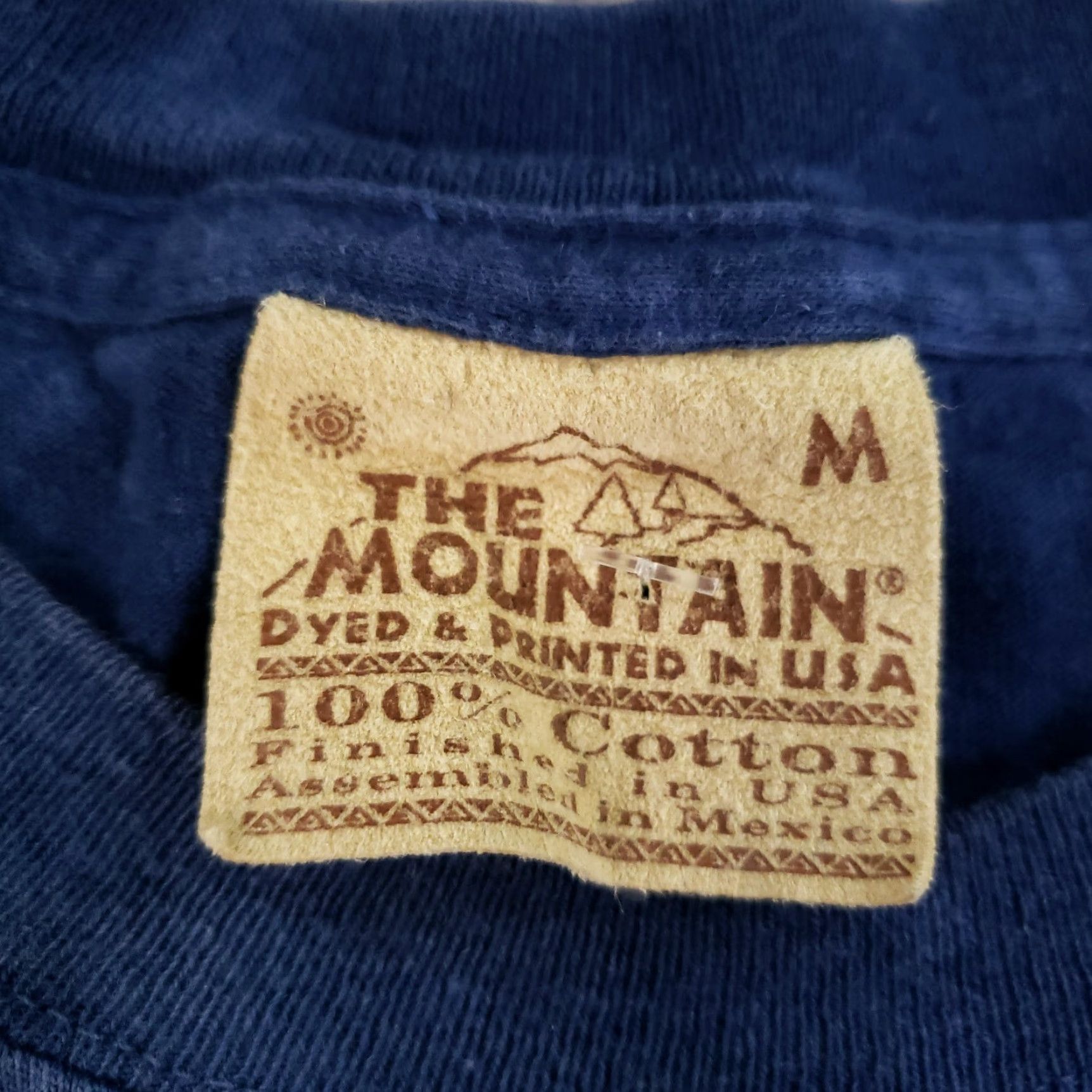 The Mountain VINTAGE The Mountain Shirt Mens Medium Blue Tie Dye Panda Elephant Animals Nature Size US M / EU 48-50 / 2 - 6 Thumbnail