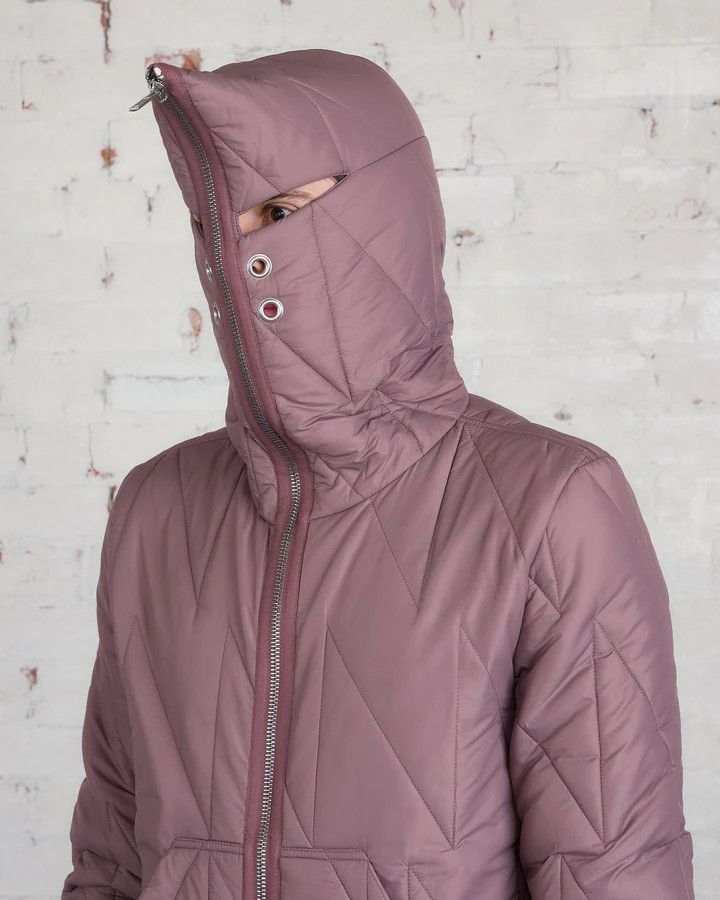 Rick Owens Drkshdw o1s1v1n0824 Gimp Jacket in Mauve Size US M / EU 48-50 / 2 - 2 Thumbnail