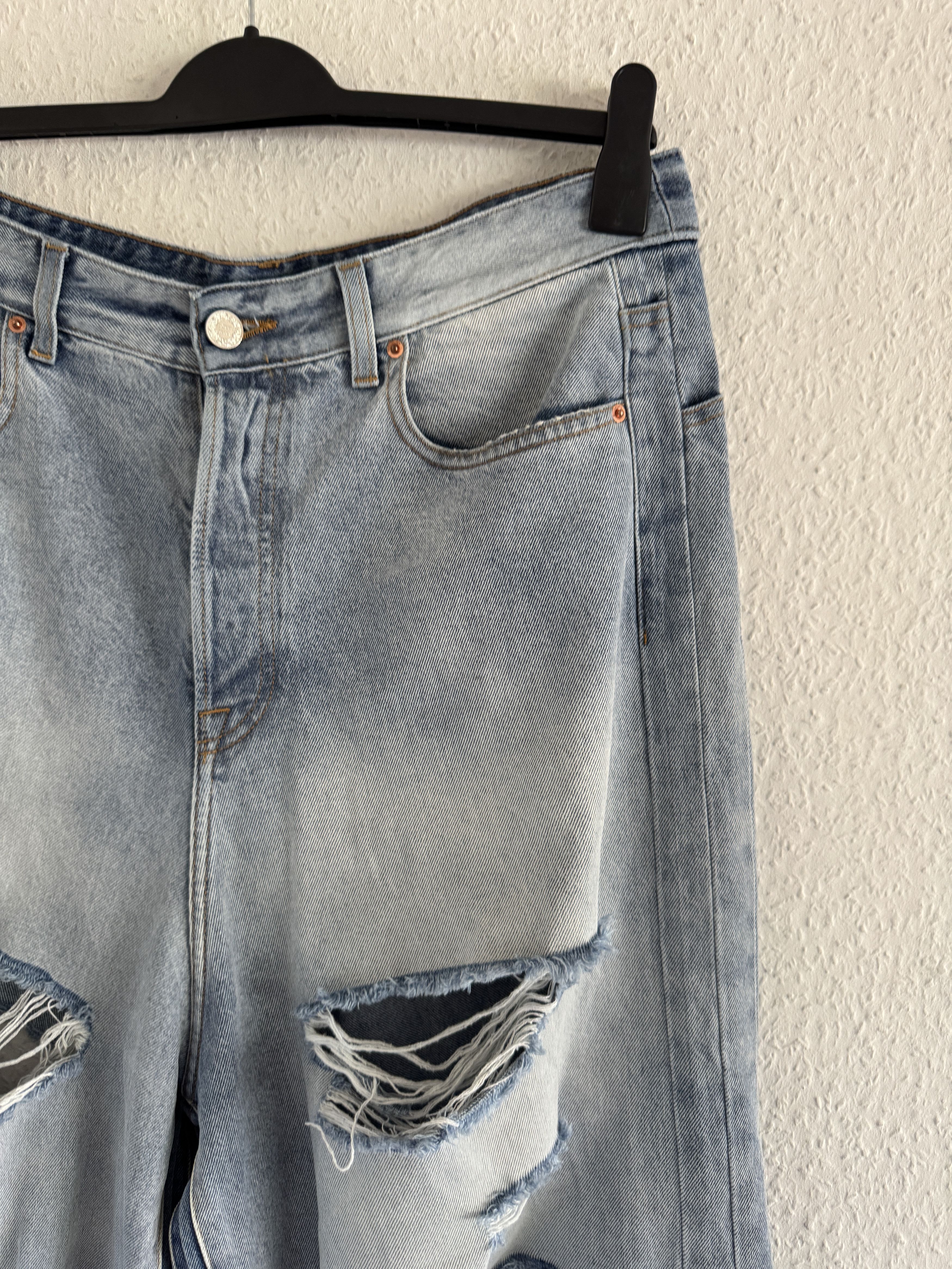 Vetements Destroyed wash denim pants Size US 32 / EU 48 - 6 Thumbnail