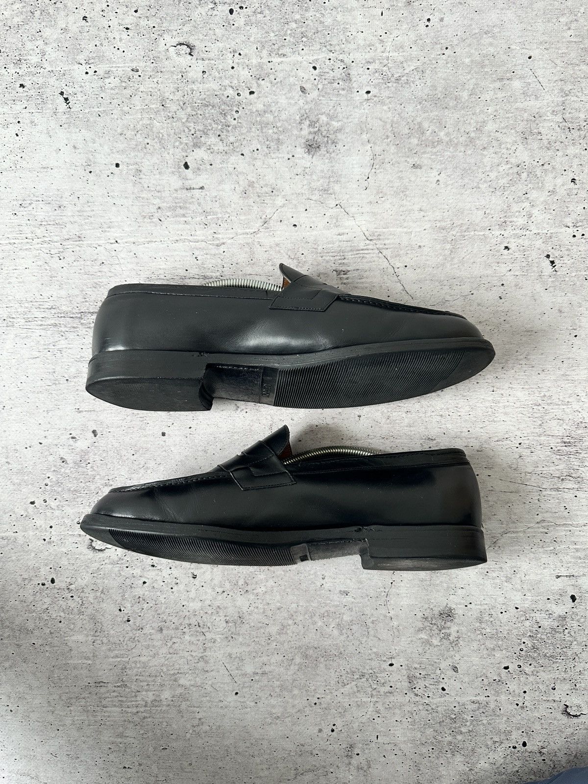 Other Black Leather Loafers, Size 45 - Classic Men’s Formal Shoes Size US 12 / EU 45 - 6 Thumbnail
