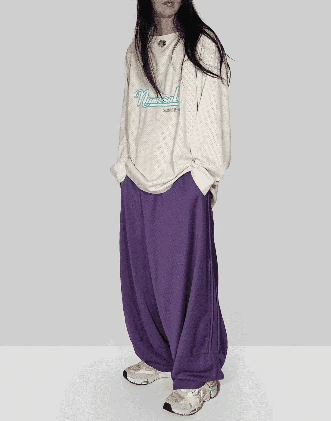 NAMESAKE Namesake Purple Lamar Carrot Trousers Size US 32 / EU 48 - 12 Thumbnail