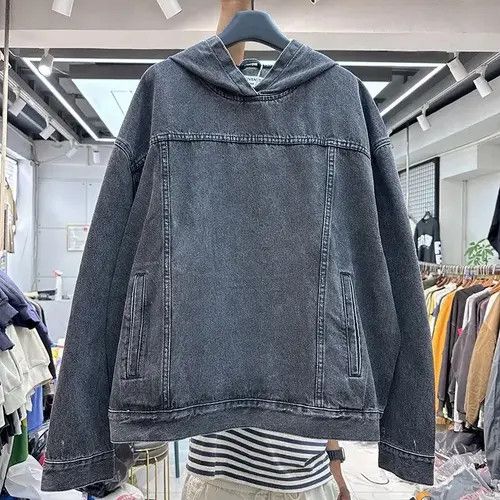 Japanese Brand Makihara x Mio Retro Hand-Stiched Denim Hoodie Size US XL / EU 56 / 4 - 1 Thumbnail