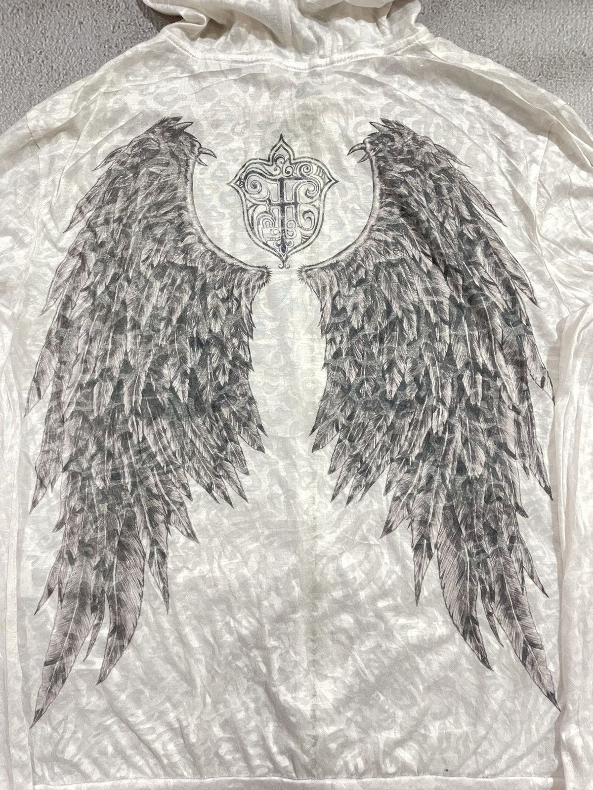 Beauty Beast × Hysteric Glamour × Japanese Brand Triple Heart Mesh Zipp Hoodie Wings Style Size M / US 6-8 / IT 42-44 - 15 Thumbnail