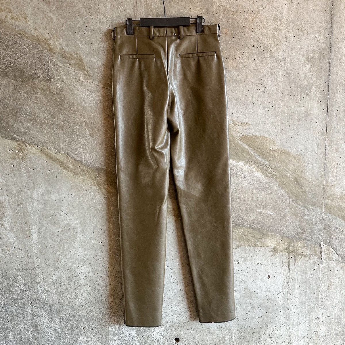 Y/Project SAMPLE Y/Project Vegan Leather Trousers Size US 32 / EU 48 - 4 Thumbnail