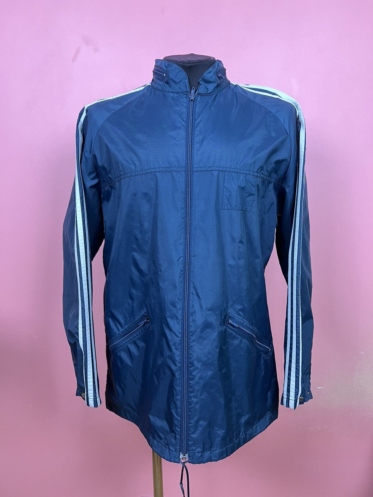 Adidas Adidas vintage rare raincoat jacket streetwear Size US M / EU 48-50 / 2 - 1 Thumbnail