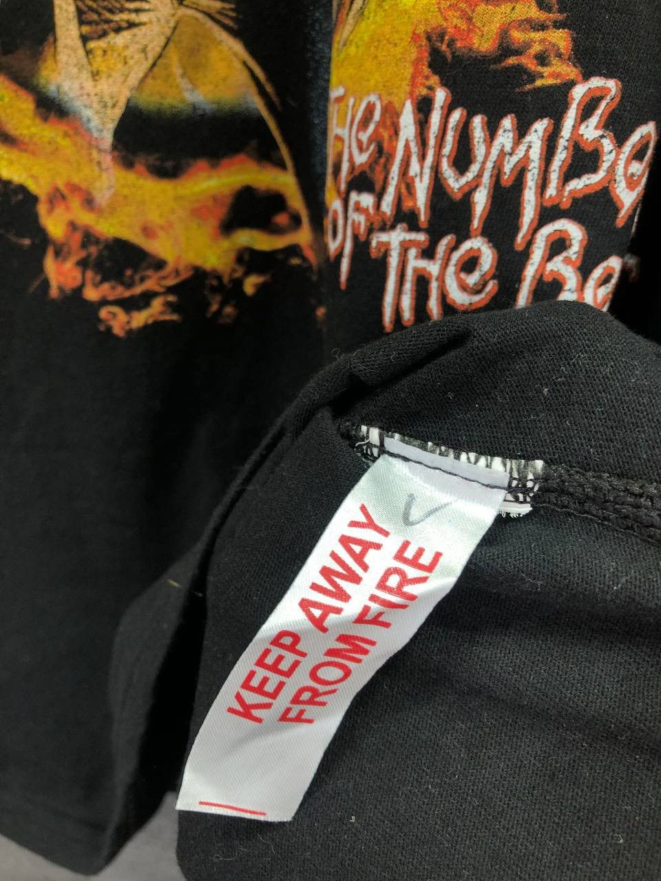 Band Tees Iron Maiden The Number Of The Beast Tee Size US S / EU 44-46 / 1 - 5 Thumbnail