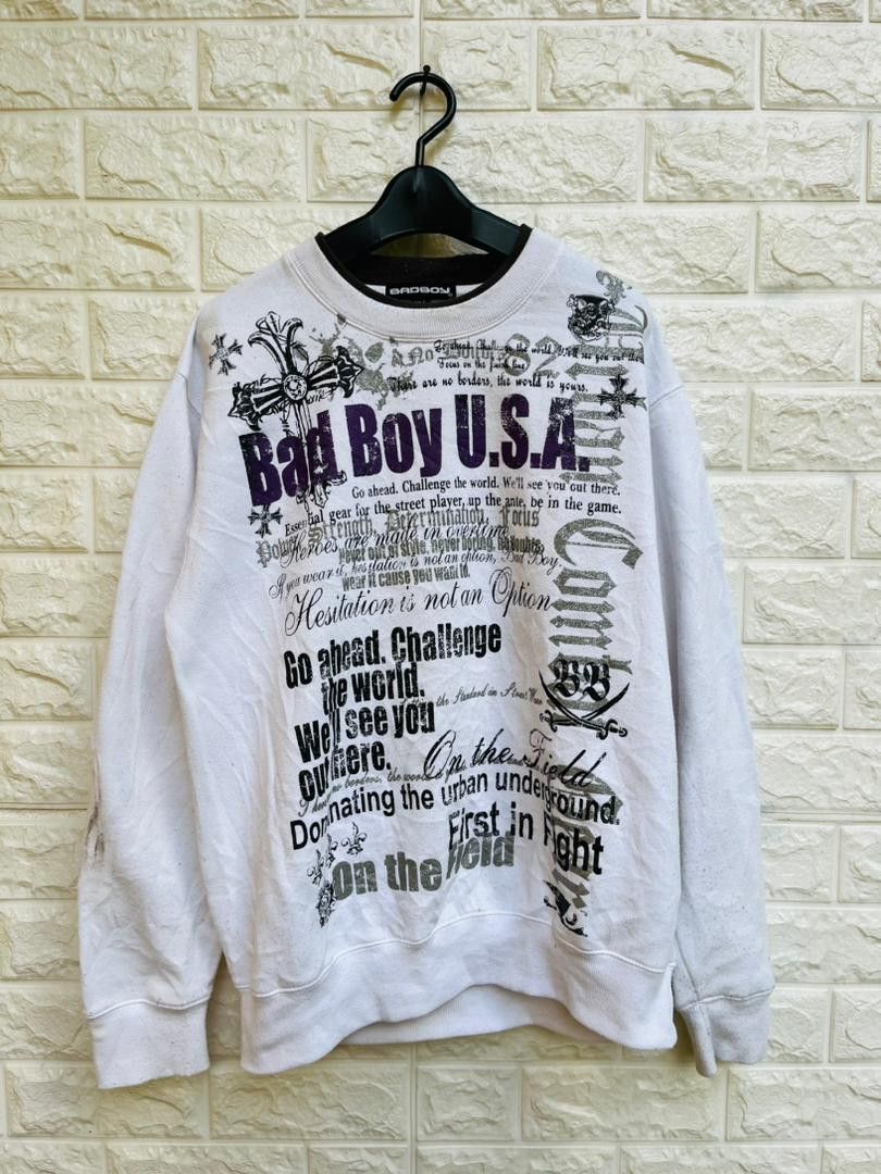 Japanese Brand Vintage Bad Boy Hip Hop Streetwear Fashion Style Size US L / EU 52-54 / 3 - 1 Thumbnail
