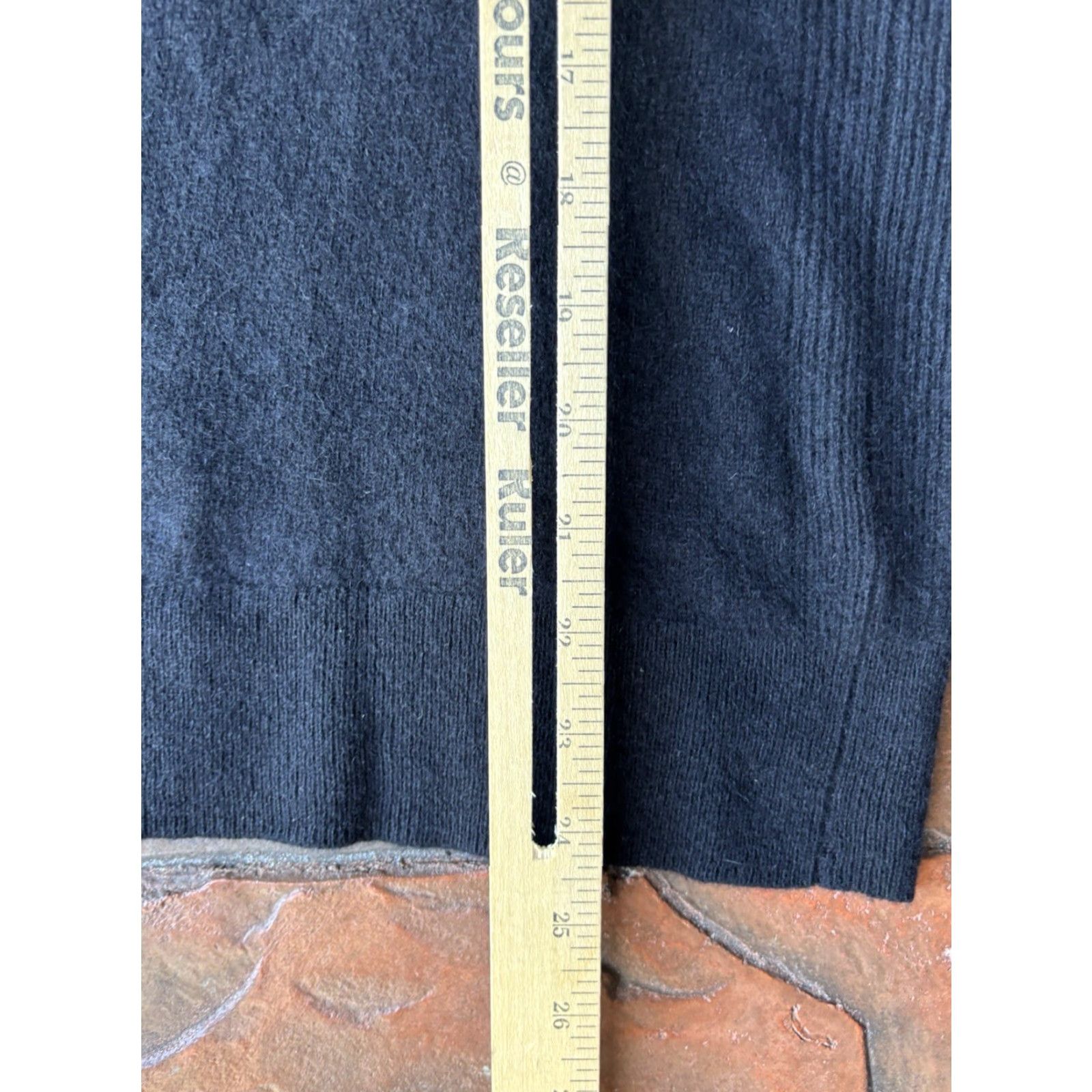 Saks Fifth Avenue Saks Fifth Avenue Cashmere Sweater Womens XS Black Puff Sleeve Crew Neck Pullover 100% Cashmere Knit Size XS / US 0-2 / IT 36-38 - 5 Thumbnail