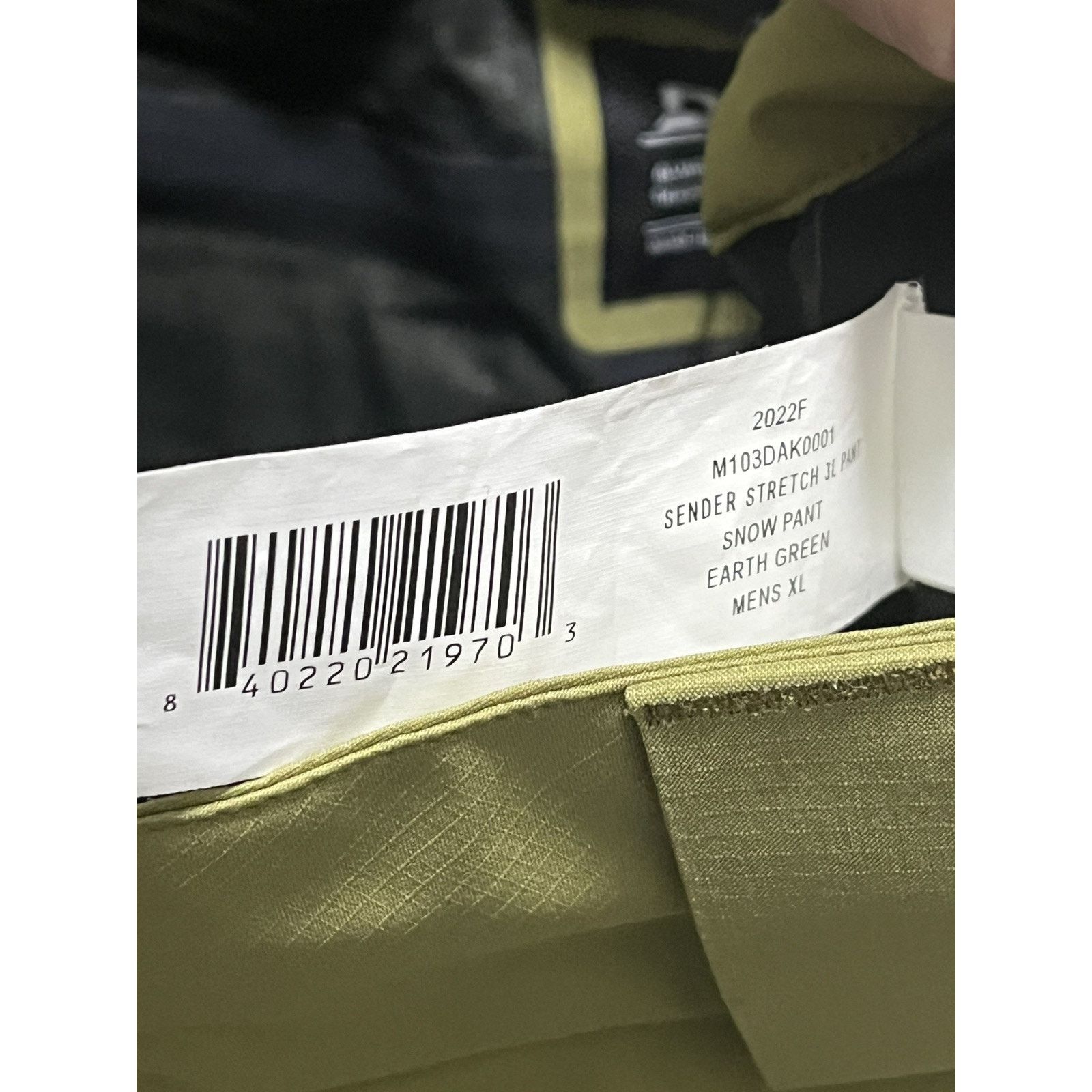 Dakine Dakine Men XL Sender Stretch 3L Snow Pants Waterproof Green Size US 42 / EU 58 - 10 Thumbnail
