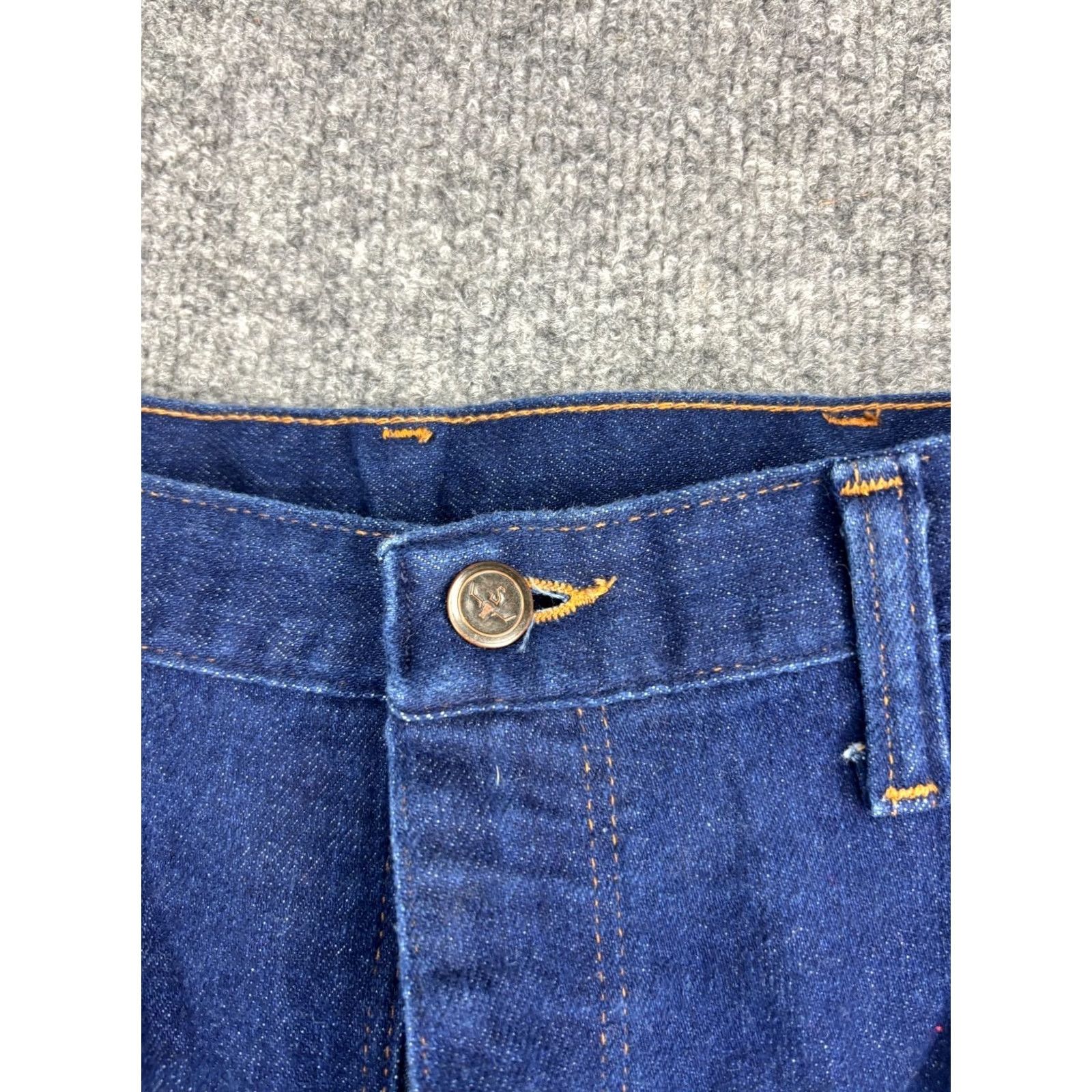 Vintage VINTAGE Sheplers Western Jeans Men's W40 x L28 Dark Blue Cowboy Rodeo USA Made Jeans Mens 40x28 Blue Denim Cowboy USA Size US 40 / EU 56 - 2 Thumbnail