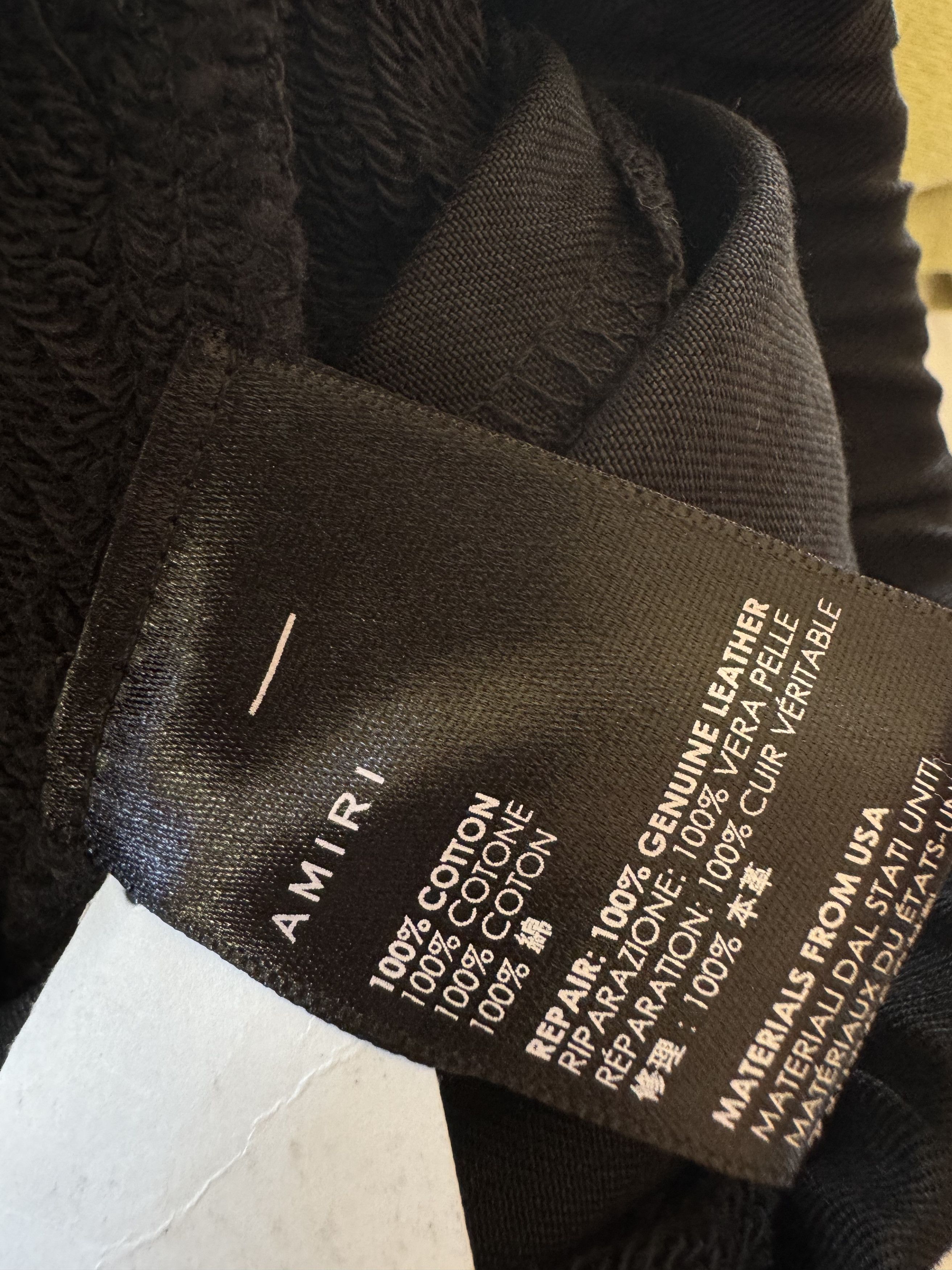 Amiri Amiri Sweatpants With Leather NWT Size US 34 / EU 50 - 16 Thumbnail