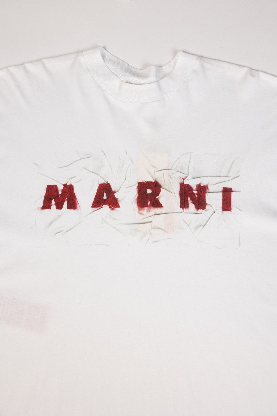 Marni Marni Smeared Logo Tee Size US M / EU 48-50 / 2 - 2 Thumbnail