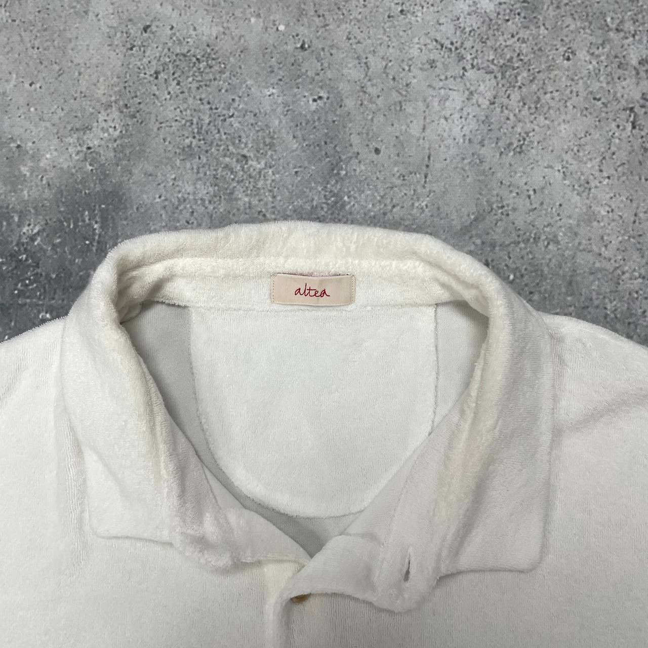 Altea Altea Terry Towelling Polo Shirt White Size L Size US L / EU 52-54 / 3 - 4 Thumbnail