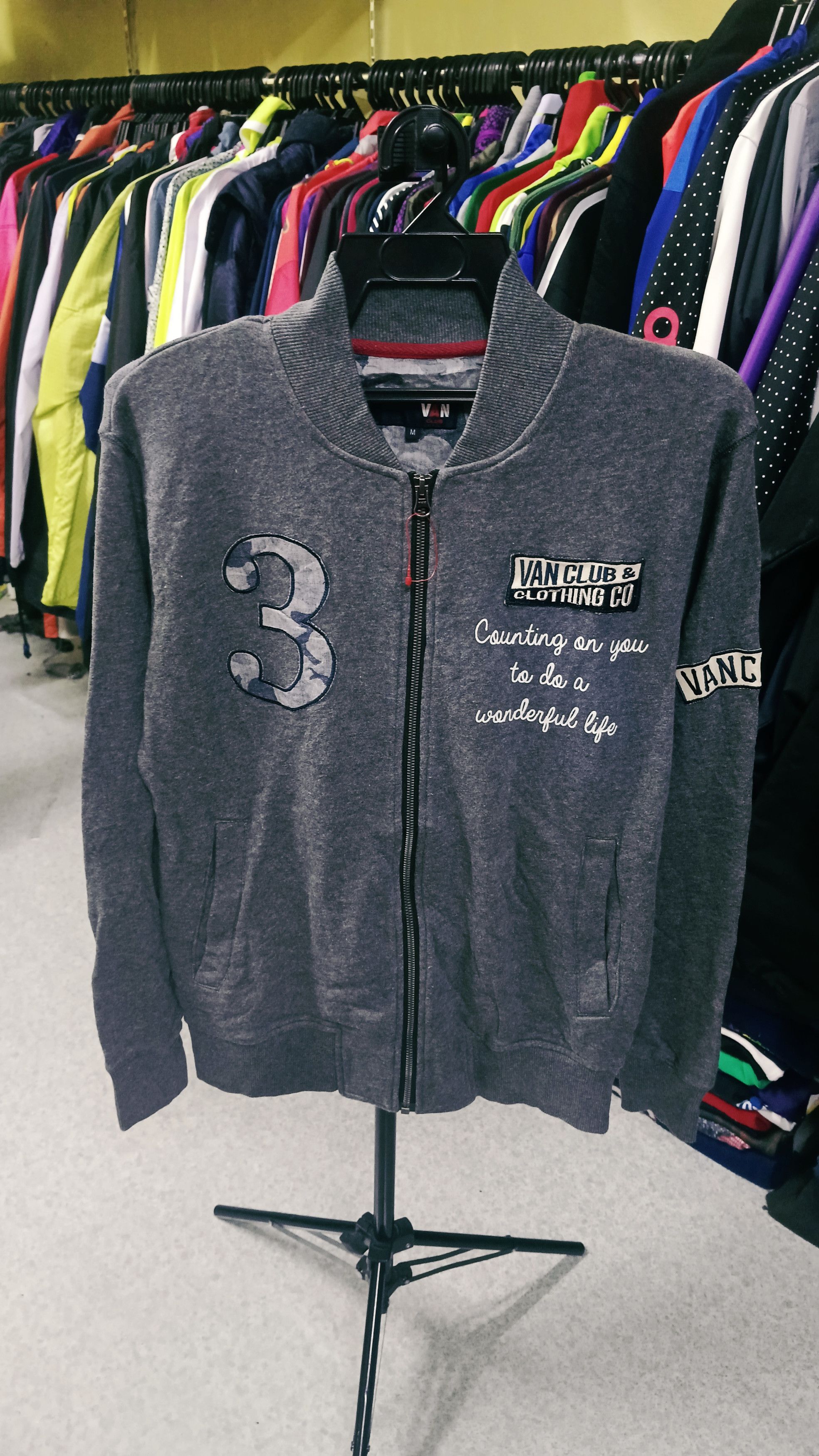 Japanese Brand × Van Vintage Van Club Zip Up Sweater Size US M / EU 48-50 / 2 - 1 Thumbnail