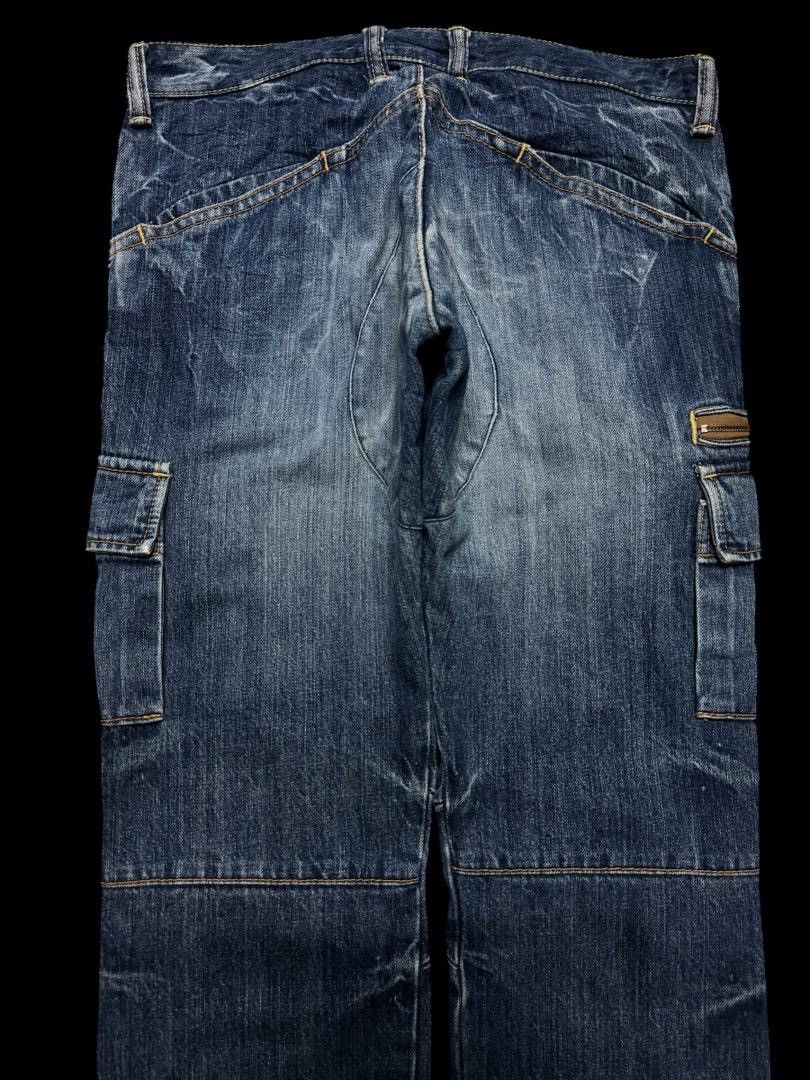 SICK Vintage Kurashiki Eternal Kapital Whisker Cargo Jeans