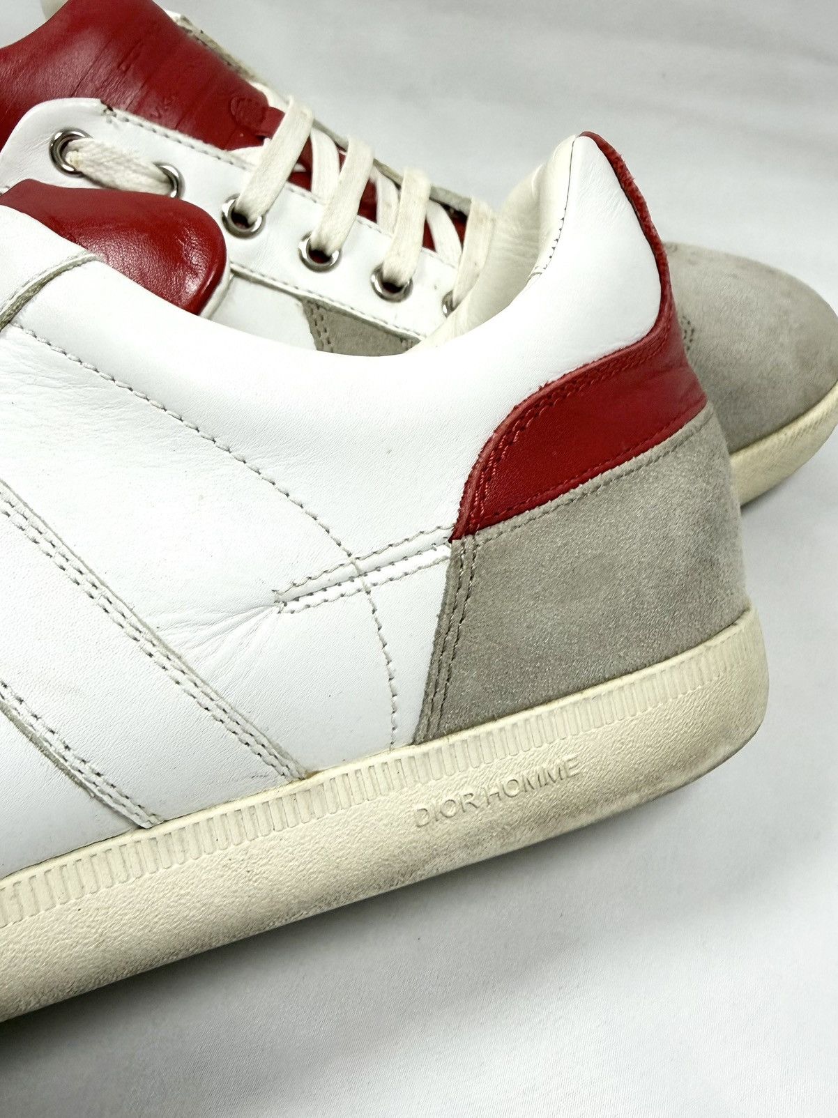 Dior SS13 Dior Homme Kris Van Assche ‘B01’ Red/White GAT Sneakers Size US 8 / EU 41 - 9 Thumbnail