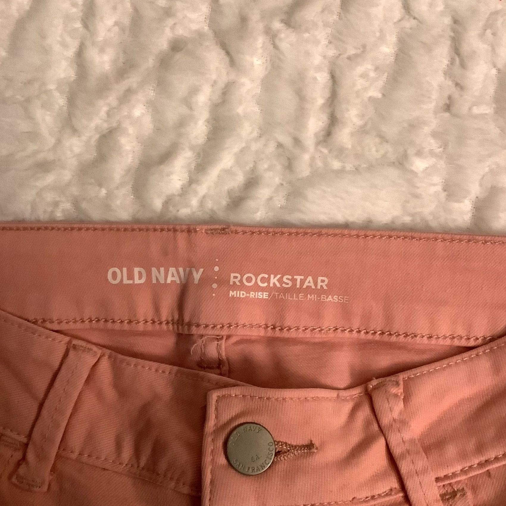 Old Navy Old Navy Rockstar Super Skinny High Rise Jeans Sz 6 Distressed PopColor Womens Size 28" / US 6 / IT 42 - 5 Thumbnail