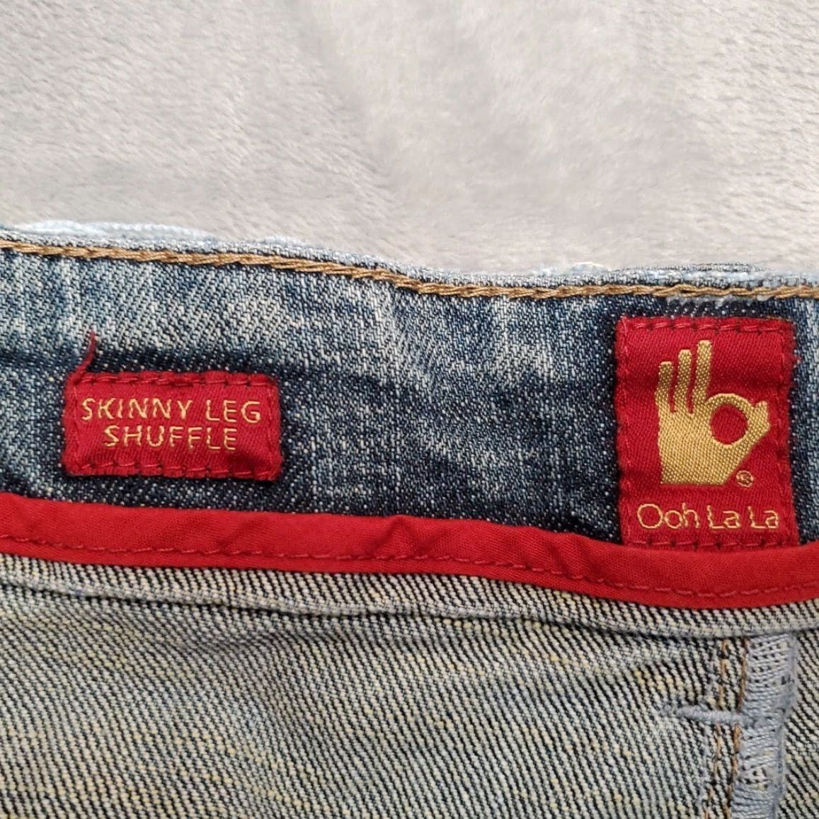 Vintage VINTAGE Sasson Denim Skirt Womens 34 Waist Blue Jeans Grunge Y2K Distressed Skirt Mens? Size 24" / US 00 / IT 34 - 4 Thumbnail