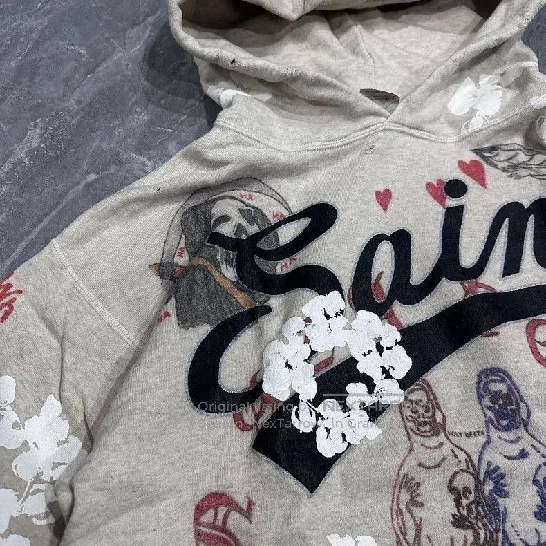 Saint Michael Saint Michael Denim tears Kapok limited joint graffiti pain Size US M / EU 48-50 / 2 - 3 Thumbnail