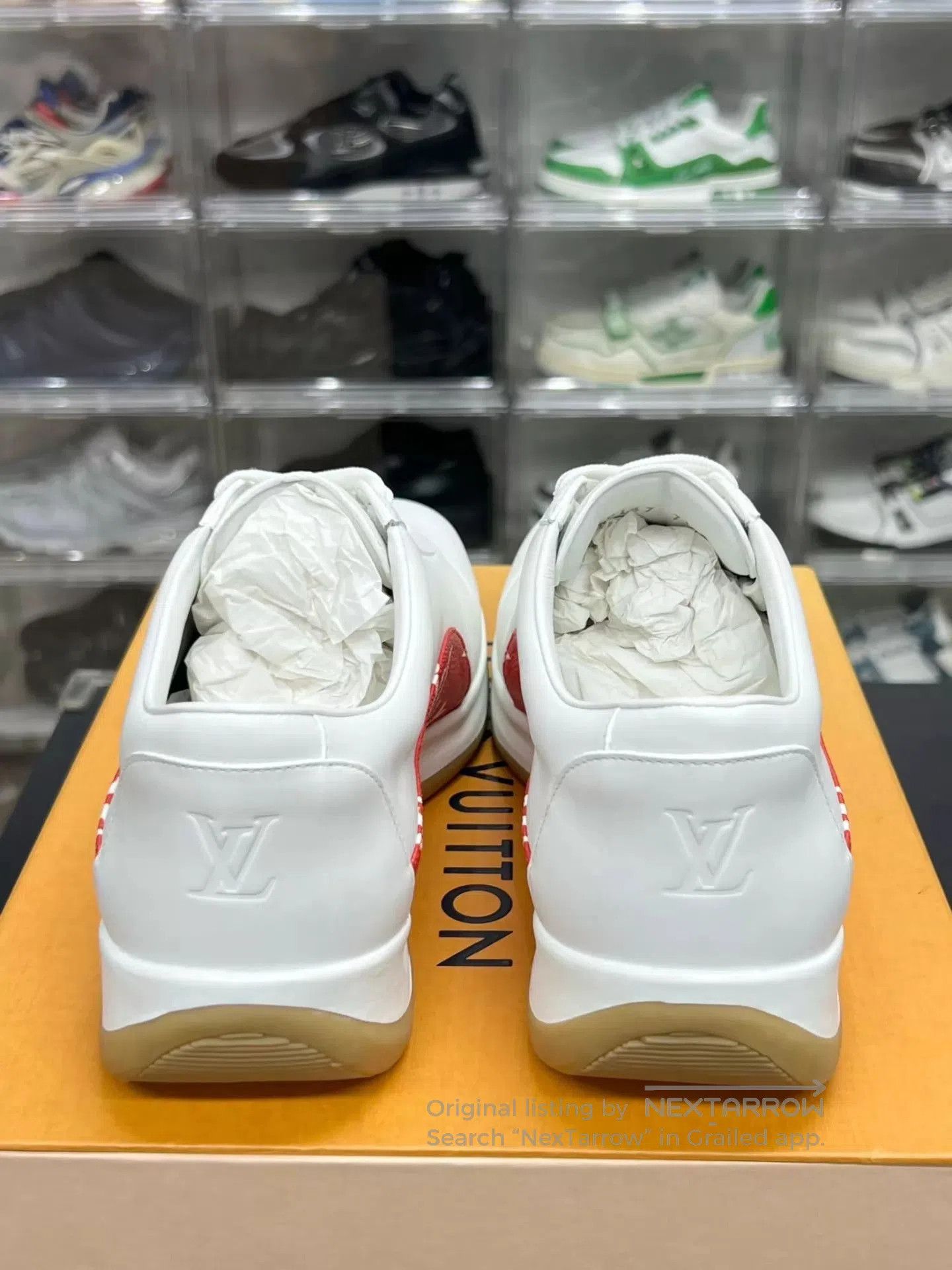 Louis Vuitton White Low. Size US 8.5 / EU 41-42 - 7 Thumbnail