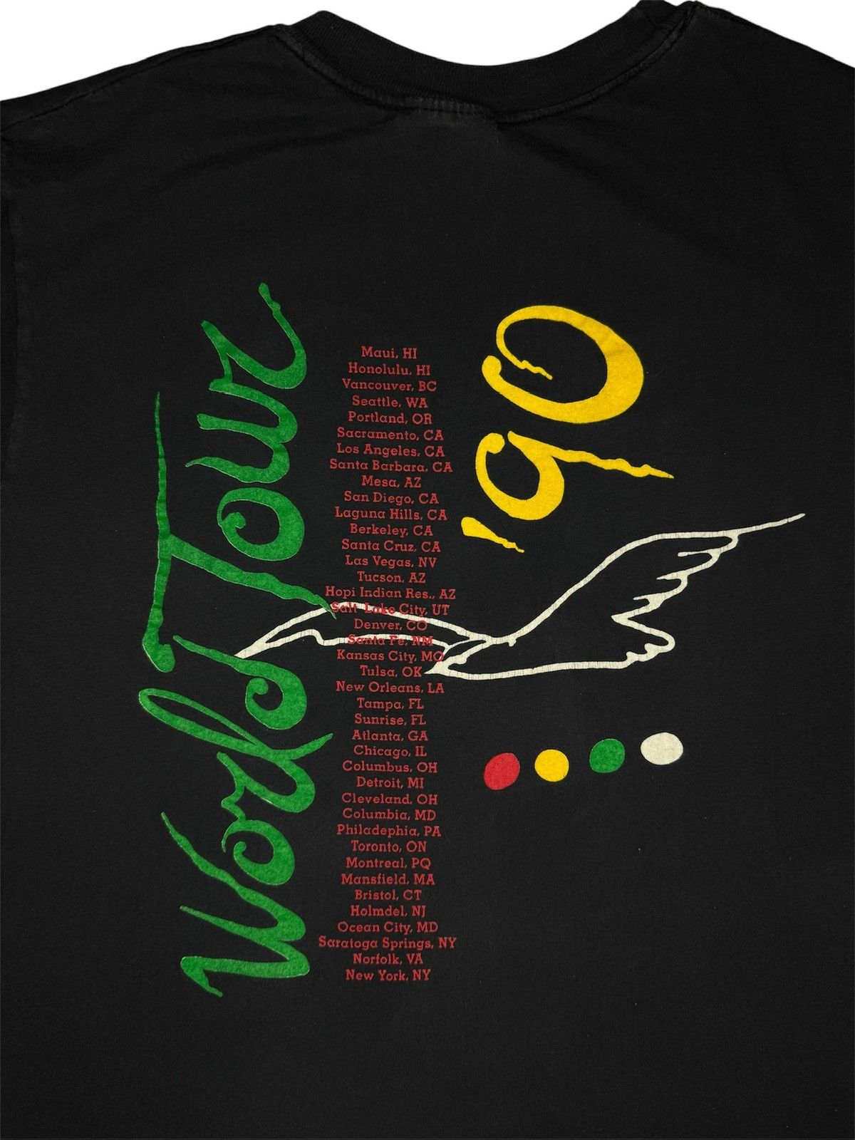Vintage Vintage 1990 Reggae Sun Splash World Tour Tee Shirt Size US L / EU 52-54 / 3 - 5 Thumbnail