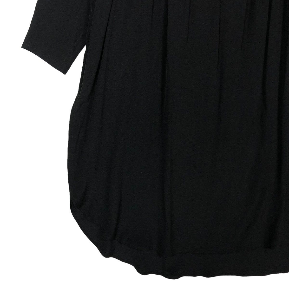Yohji Yamamoto 🔥Rich Black - Y’s Yohji Yamamoto Blouse Oversized Size M / US 6-8 / IT 42-44 - 5 Thumbnail