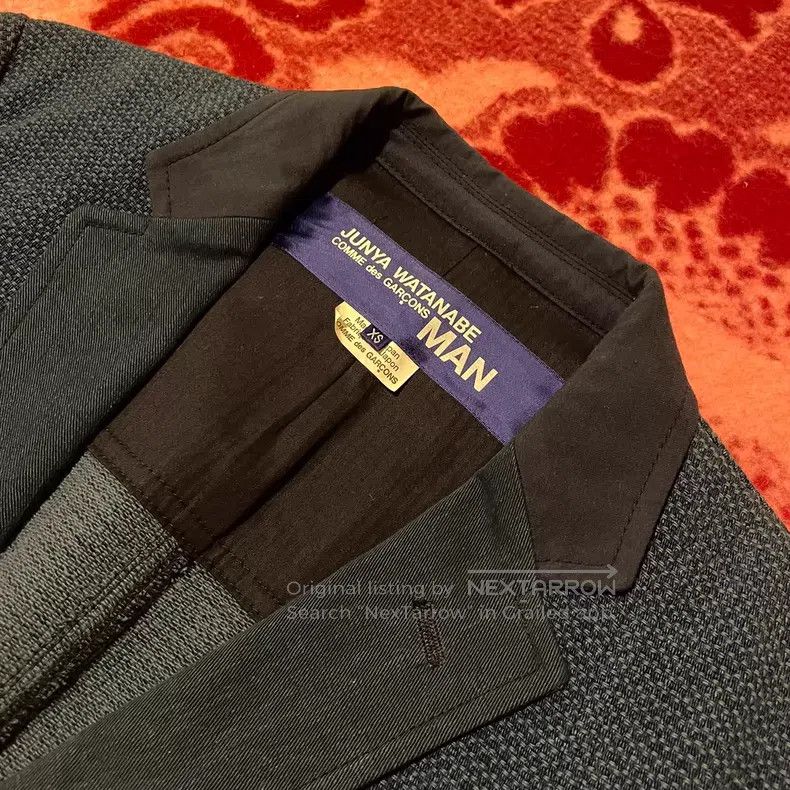 Junya Watanabe JUNYA WATANABE Ancient Indigo Dyed Patchwork Blazer Size US XS / EU 42 / 0 - 3 Thumbnail