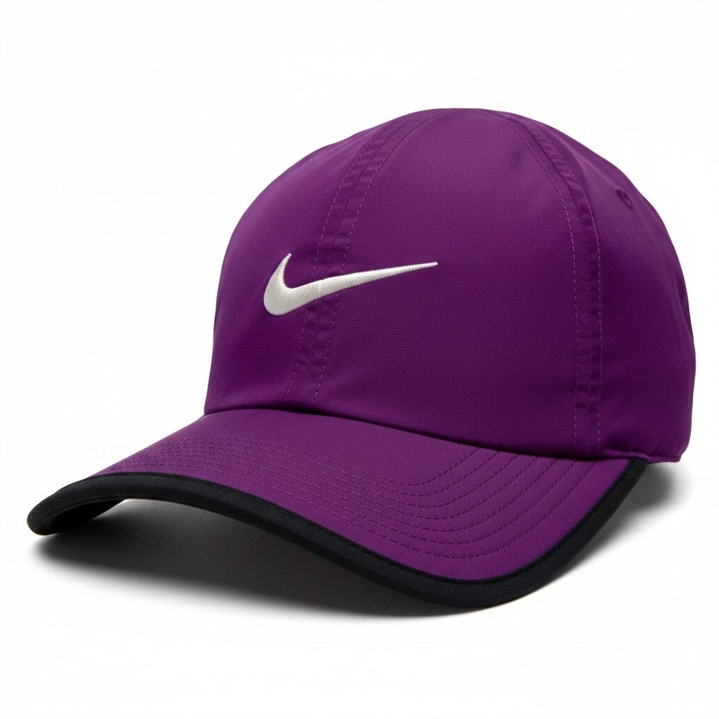 Nike Nike Featherlight Dri-FIT Running Cap Hat Purple Black Size ONE SIZE - 1 Thumbnail