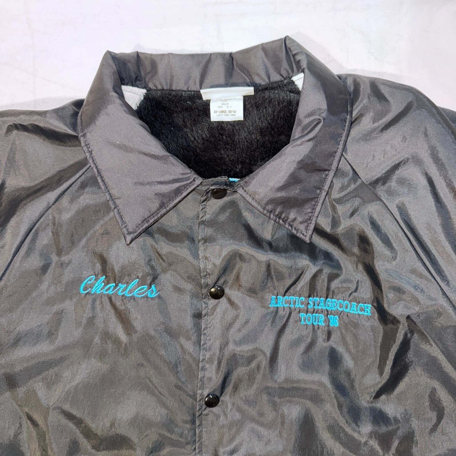 Vintage Vtg Hartwell Sports Artic Stagecoach Alaska Tour button fron Size US XXL / EU 58 / 5 - 5 Thumbnail